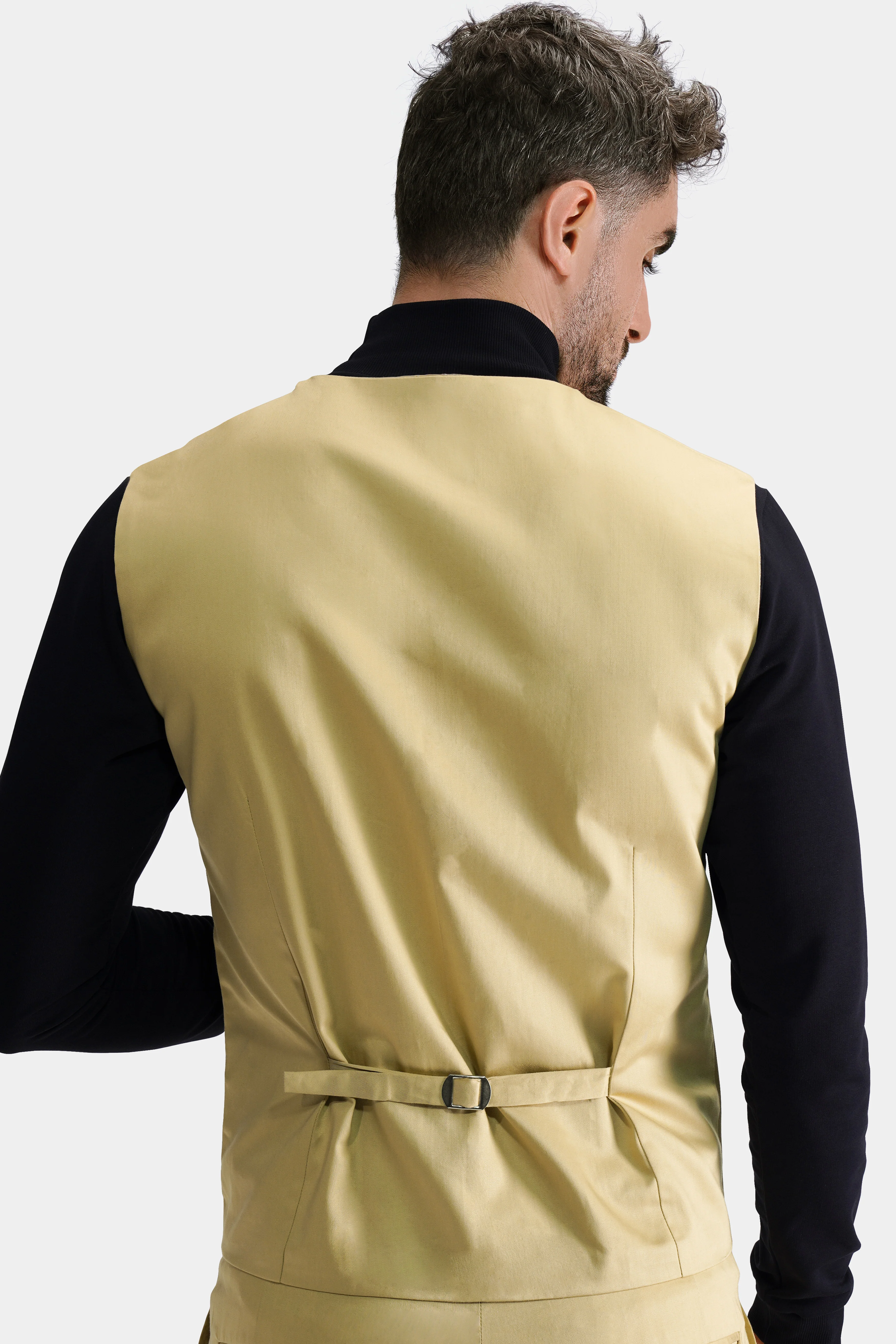 Apache Brown Premium Cotton Waistcoat - Image 4