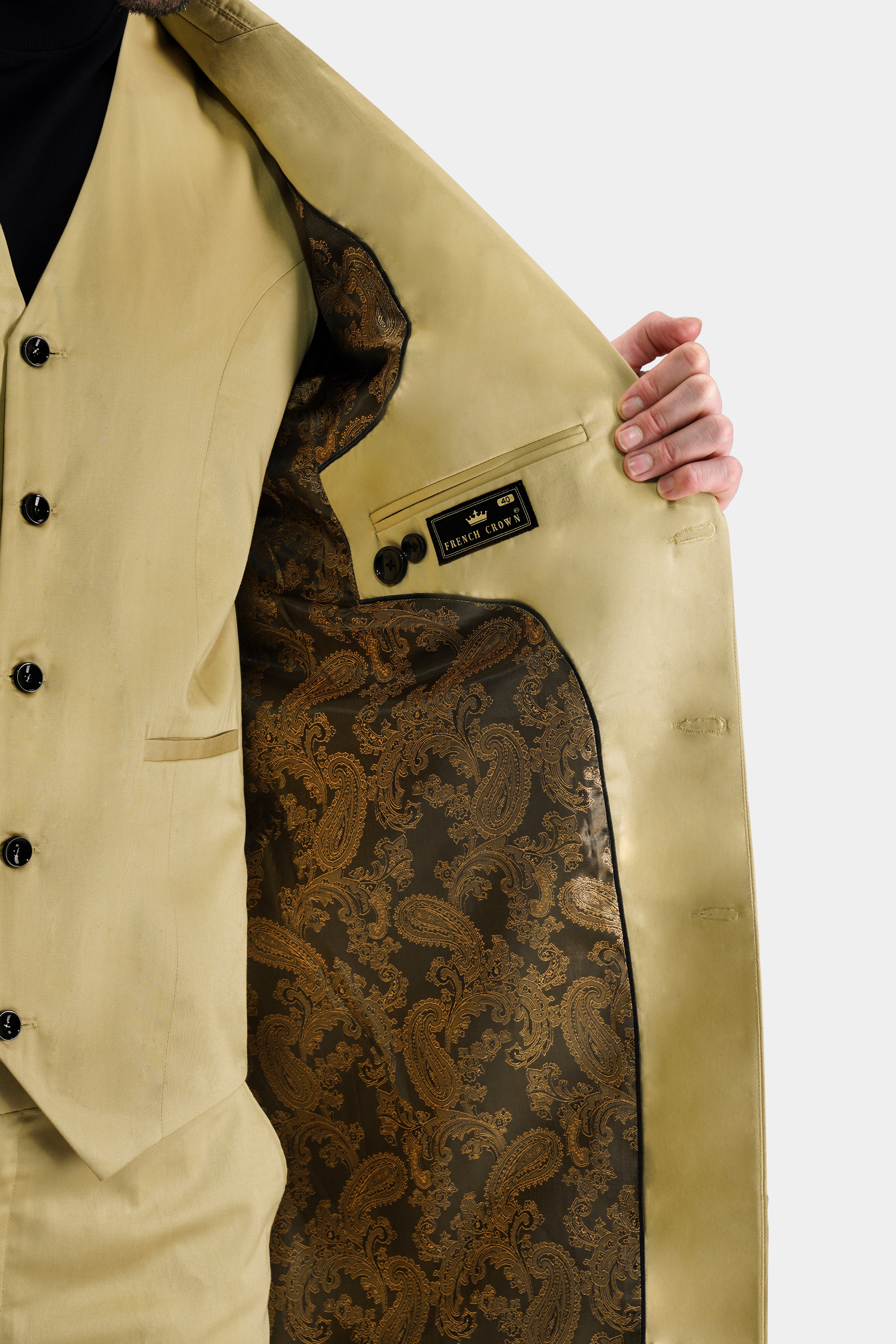 Apache Brown Premium Cotton Waistcoat - Image 6