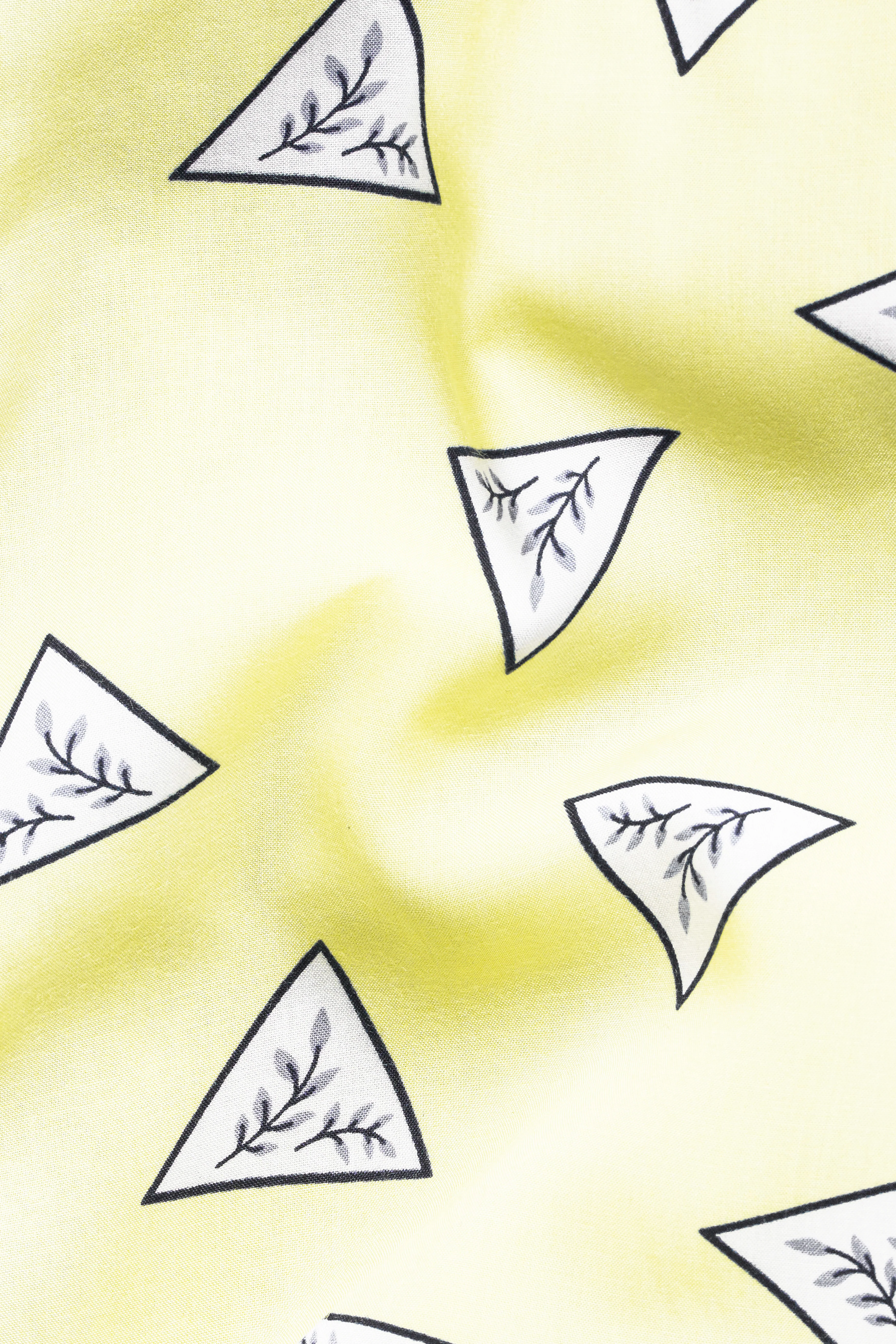 Astra Yellow Triangle Printed Premium Cotton Boxer - Image 3