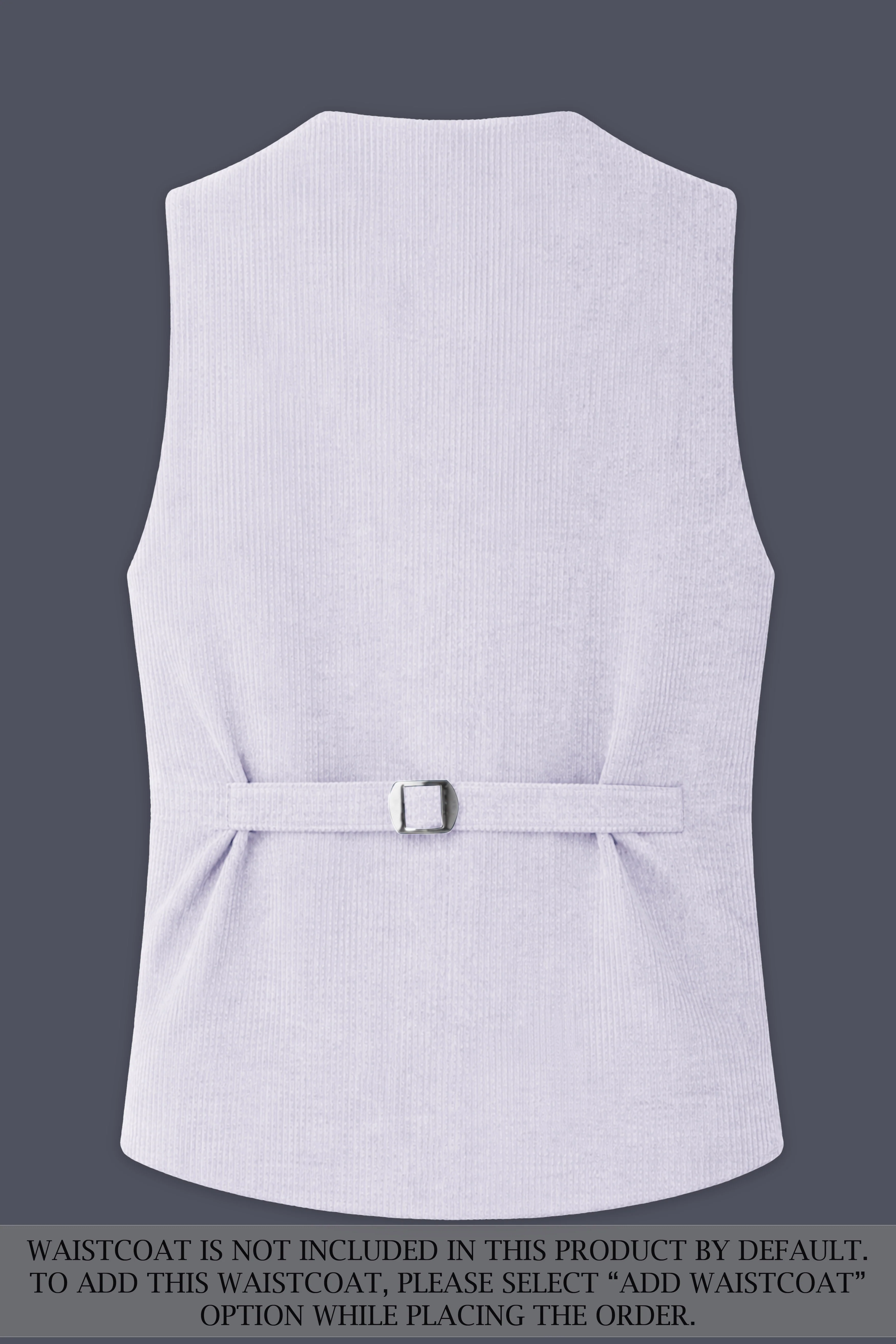 Auremerc-Mercury Gray Corduroy Single Breasted Sports Suit - Image 17