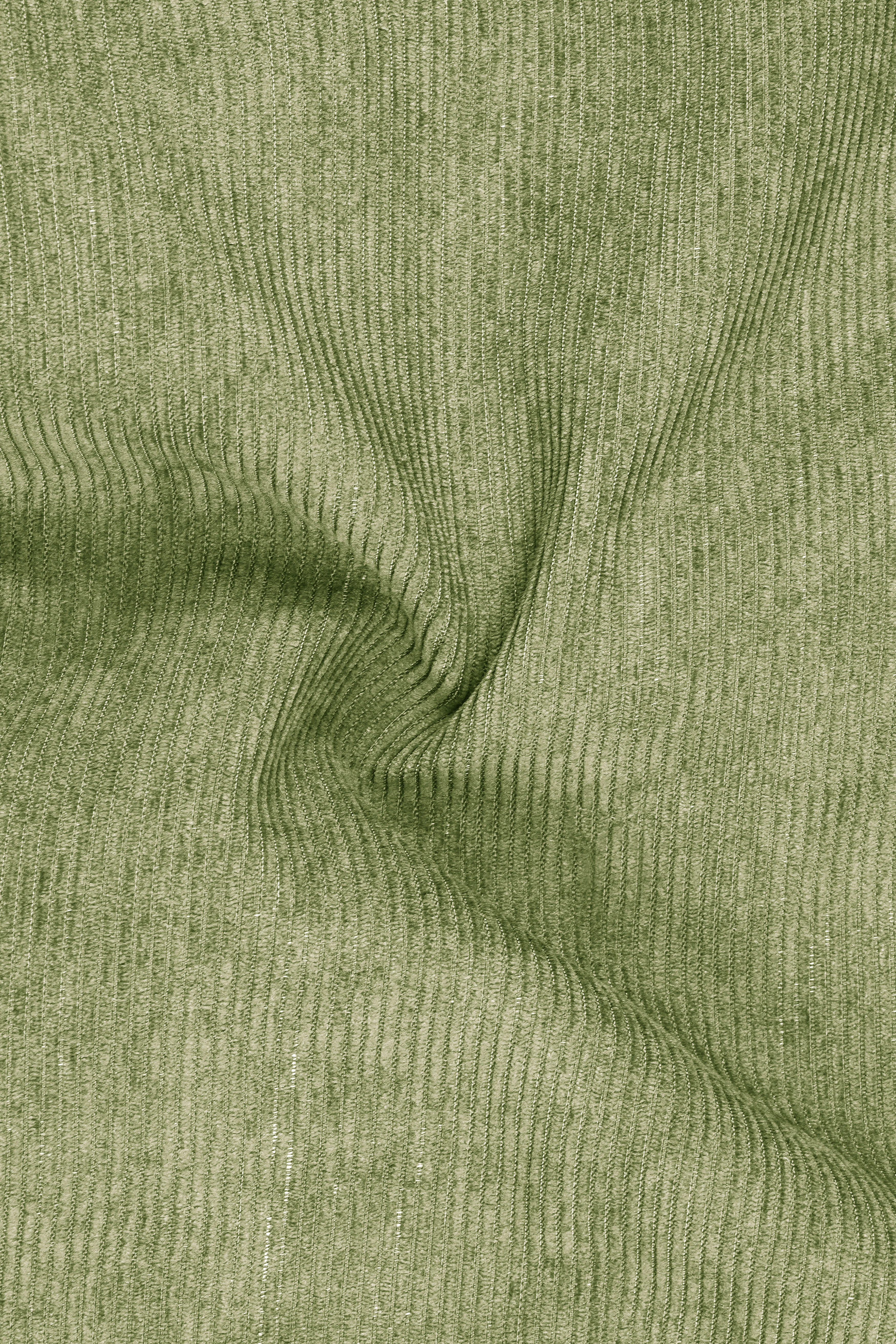Aurethist-Thistle Green Corduroy Single Breasted Sports Suit - Image 3