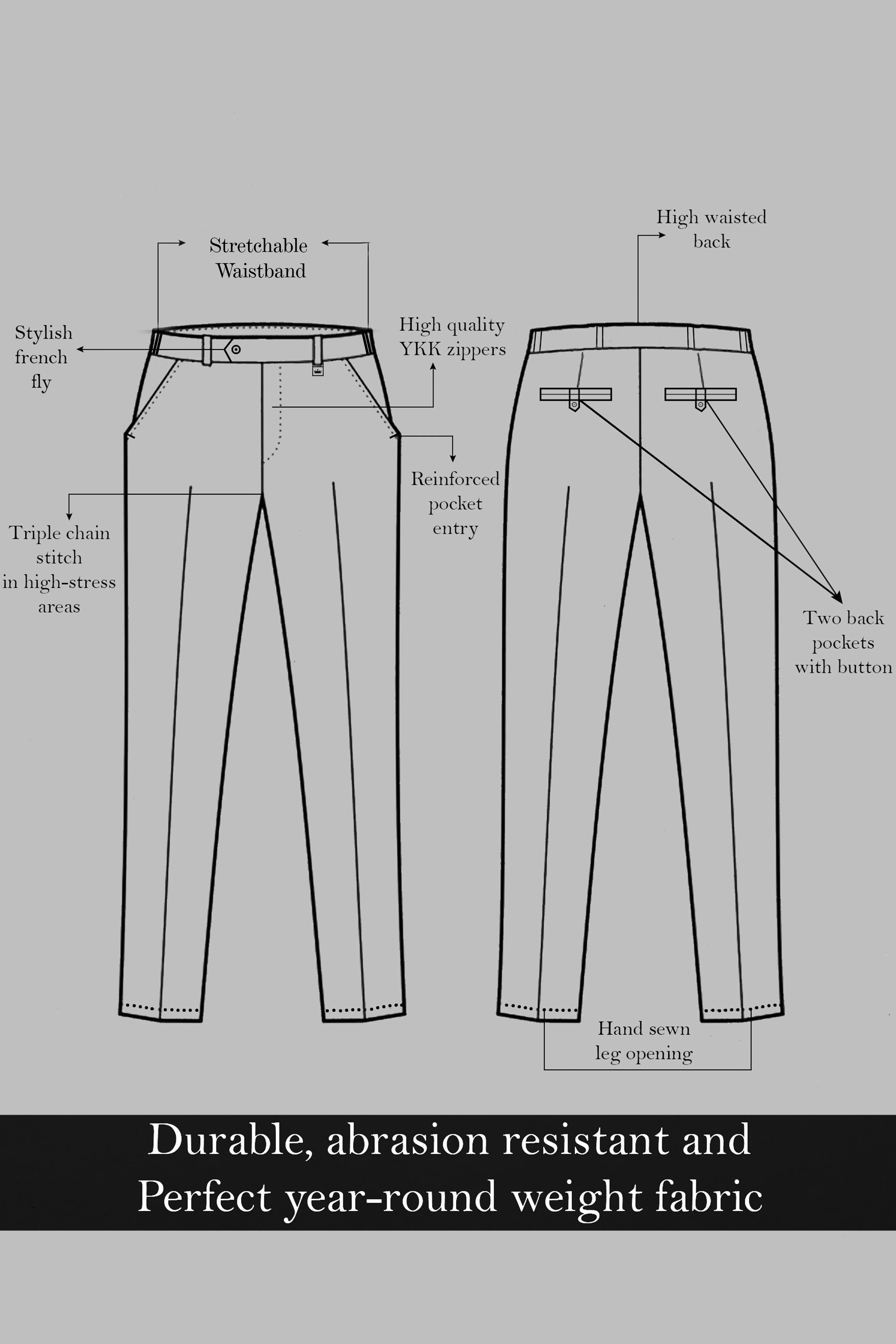 Azurven-Cadet Blue Luxurious Linen Single Breasted Sports Suit - Image 18