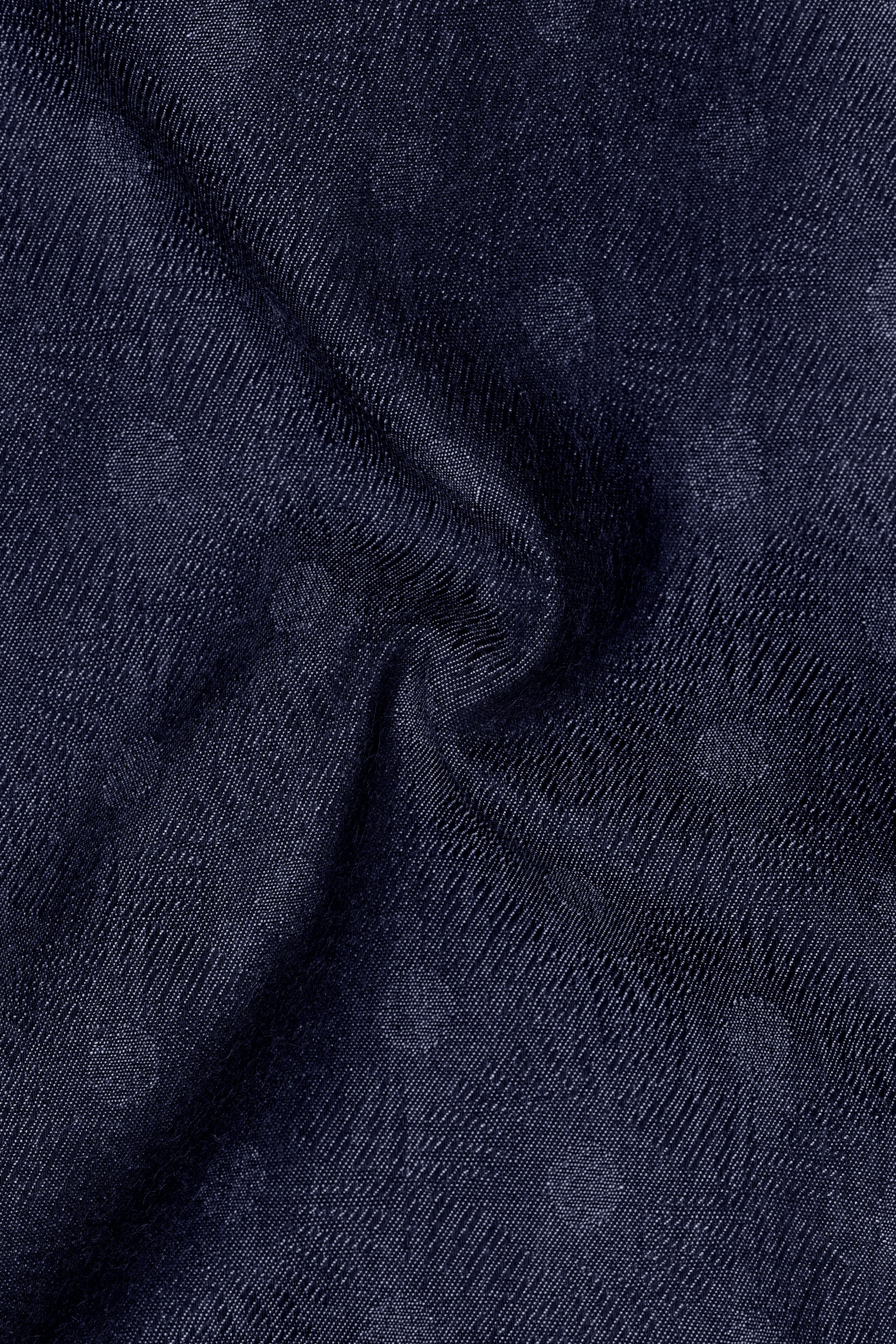 Bluvivo-Firefly Denim Blue Polka Dots Printed Super Soft Premium Cotton Casual Shirt - Image 3