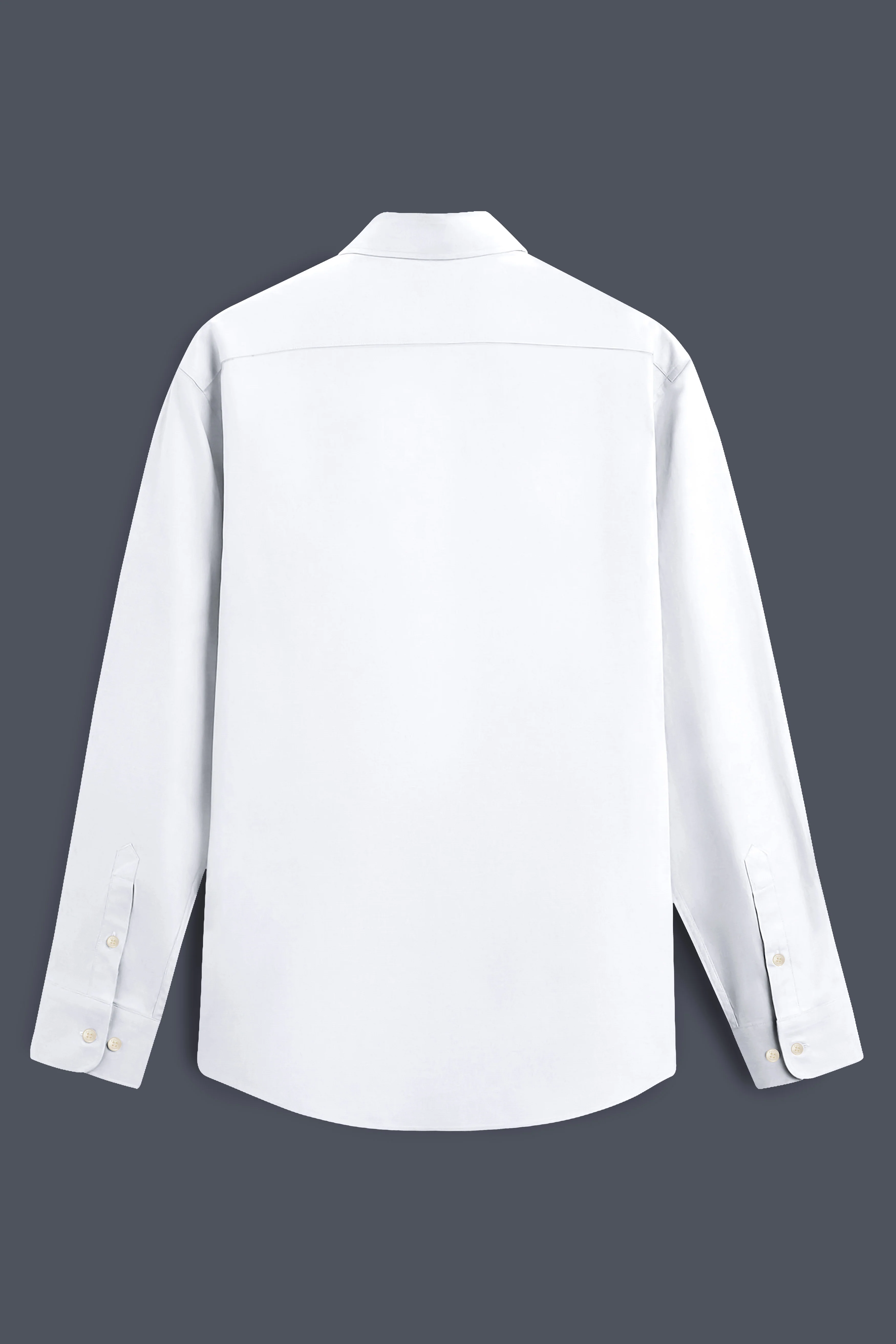 Bright White Luxurious Linen Shirt - Image 5