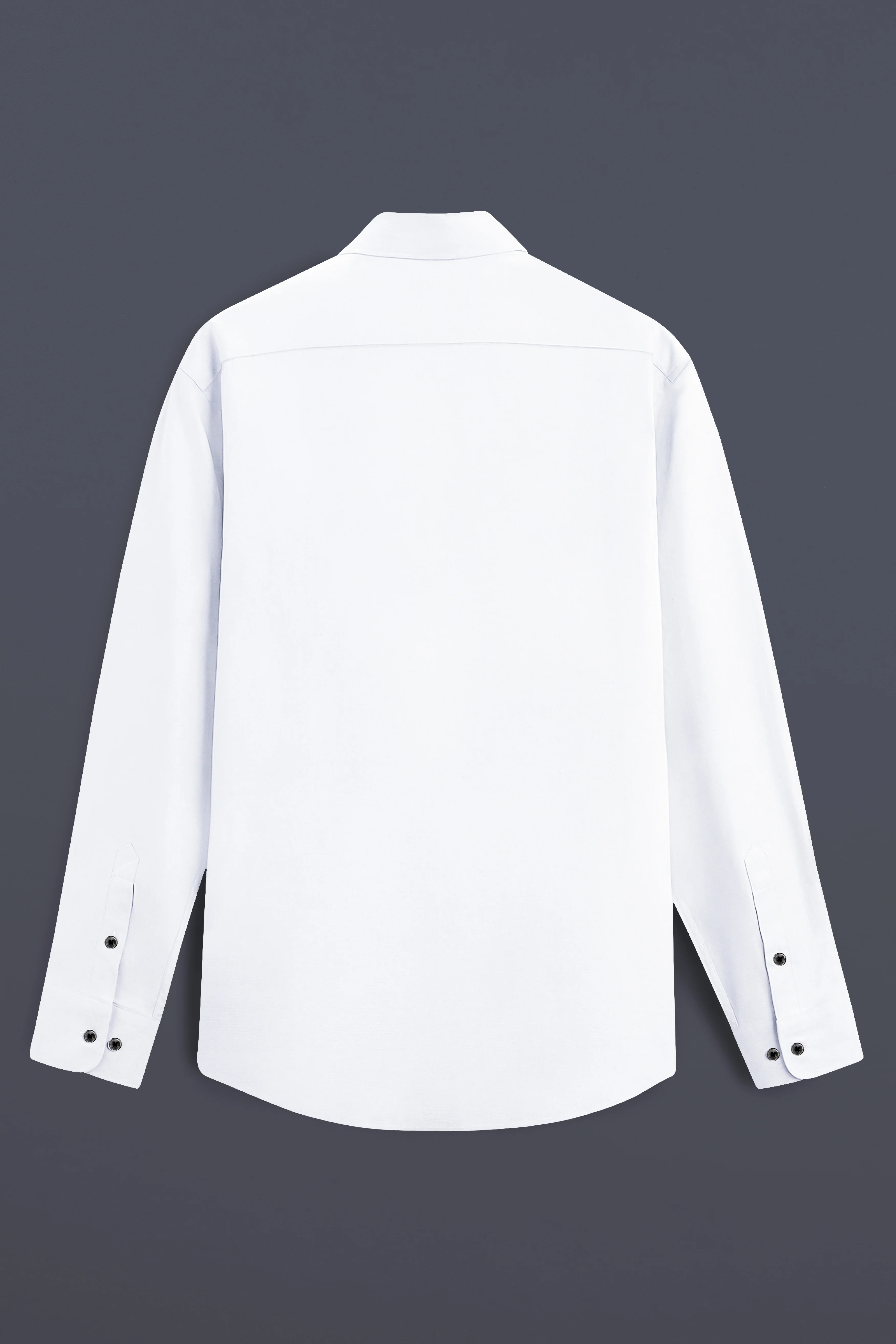 Bright White Luxurious Linen Shirt - Image 5