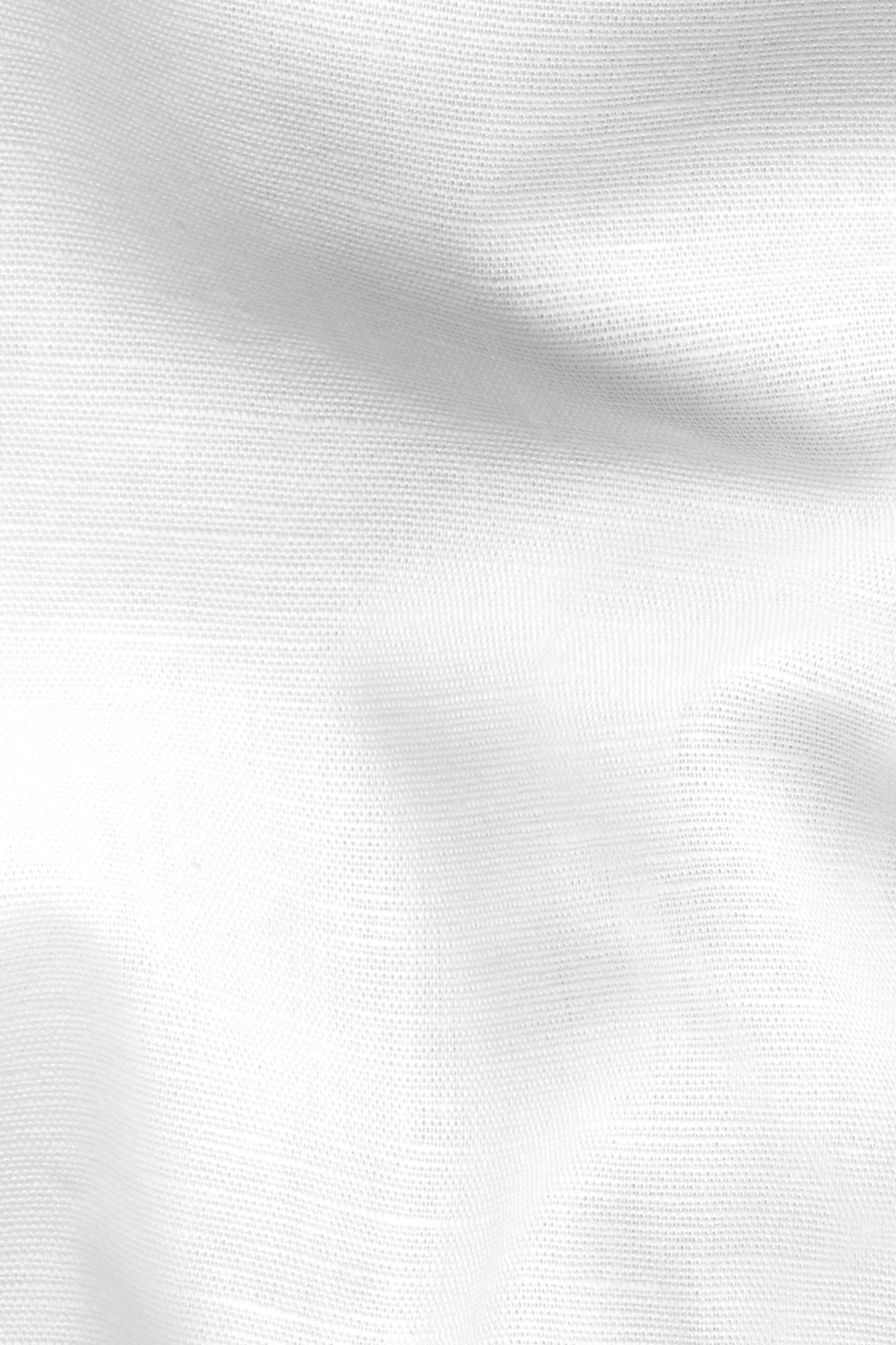 Bright White Luxurious Linen Boxer - Image 3