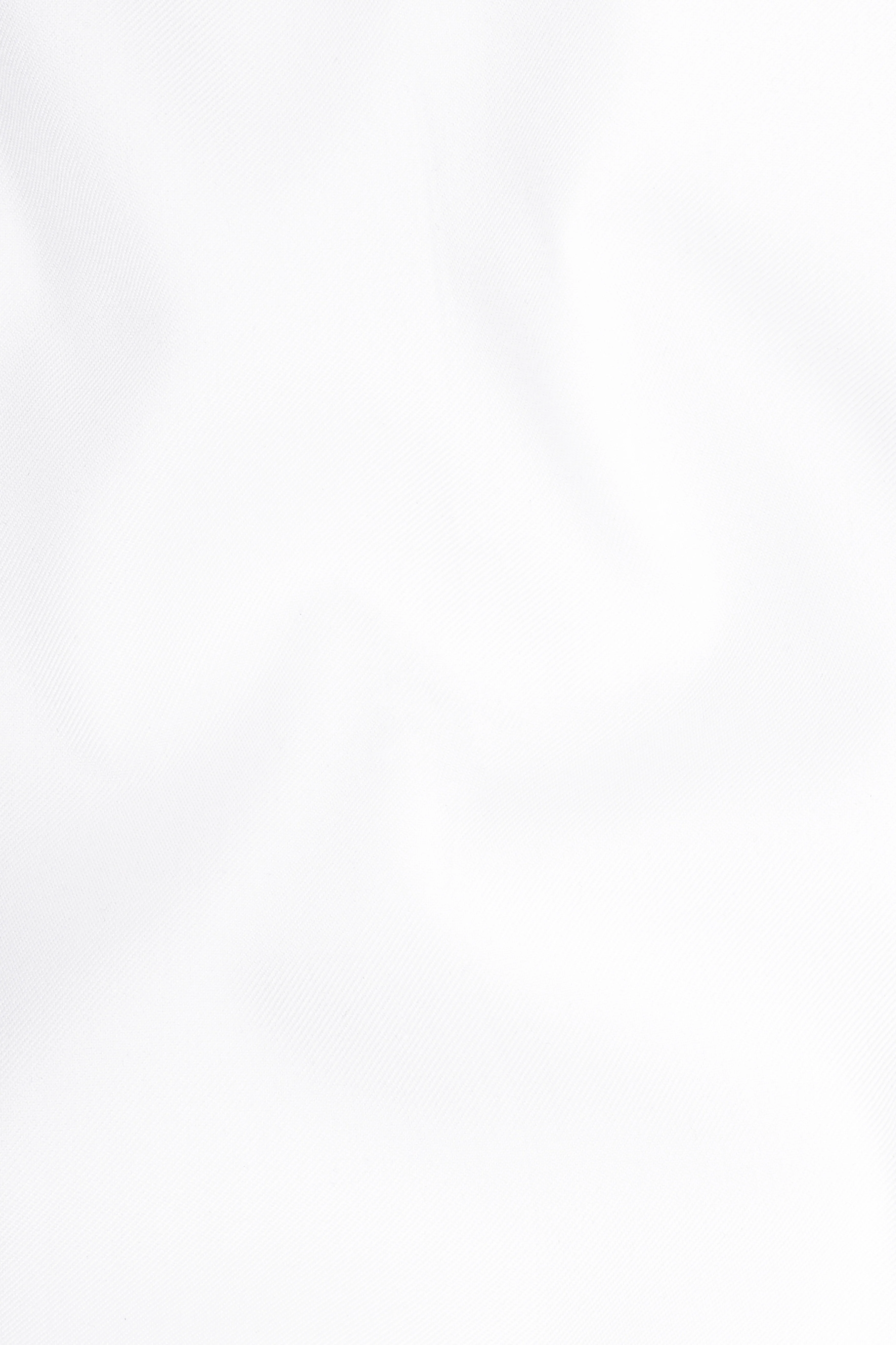 Bright White Swan Hand Painted Premium Cotton Designer Nehru Jacket - Image 3