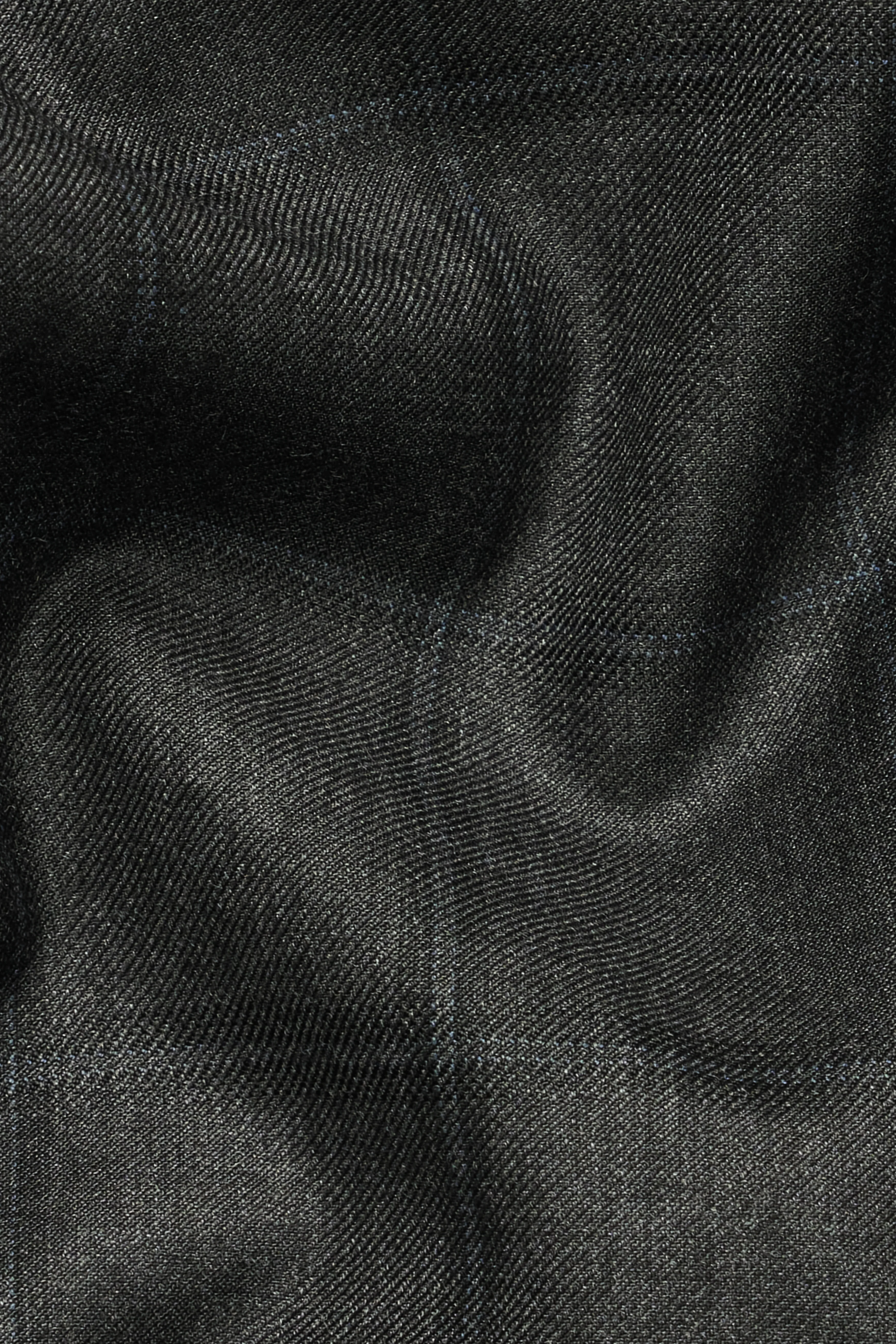 Chicago Gray Checkered Wool Rich Single Breasted Blazer - Image 3