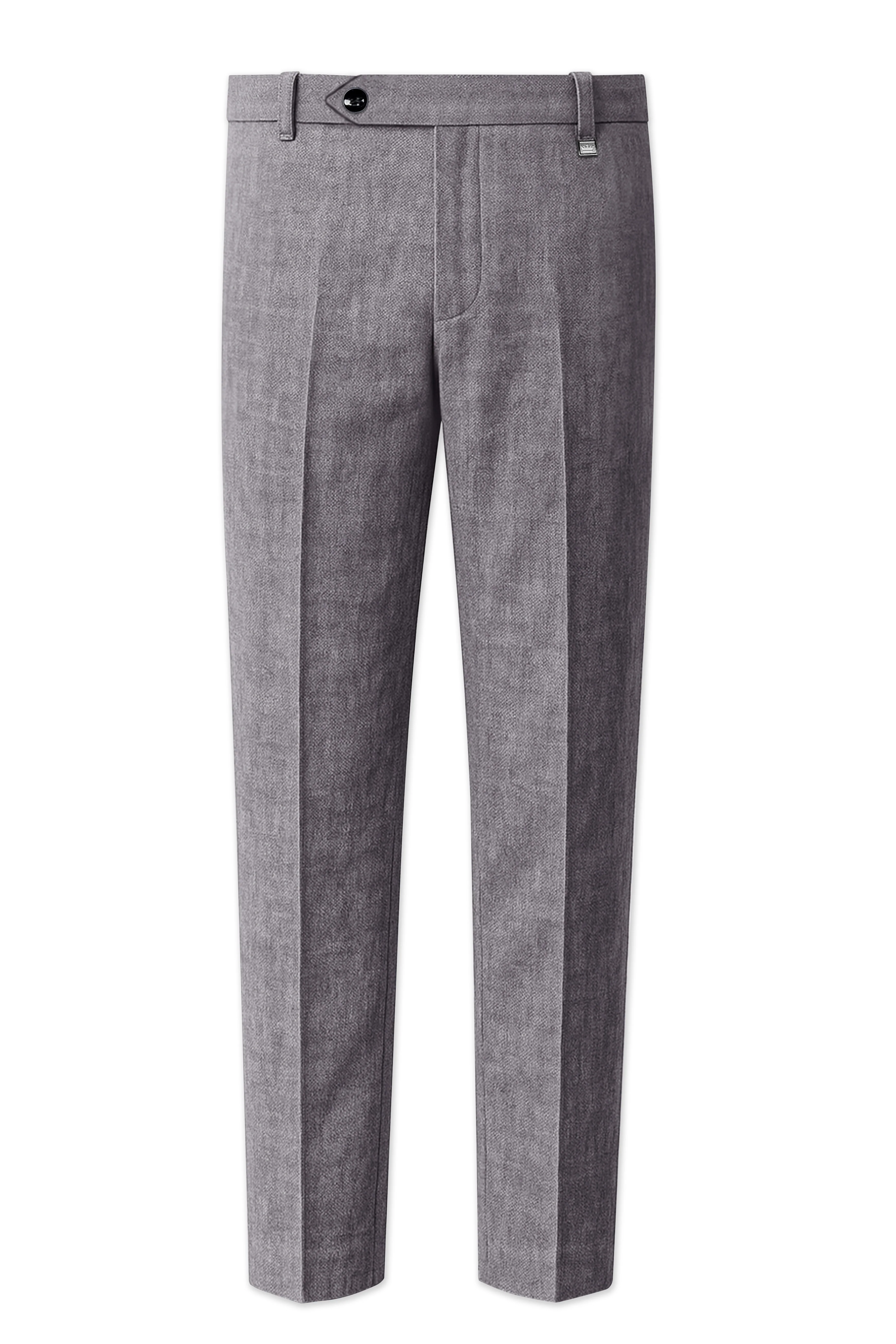 Cinerro-Monsoon Gray Luxurious Linen Single Breasted Sports Suit - Image 13