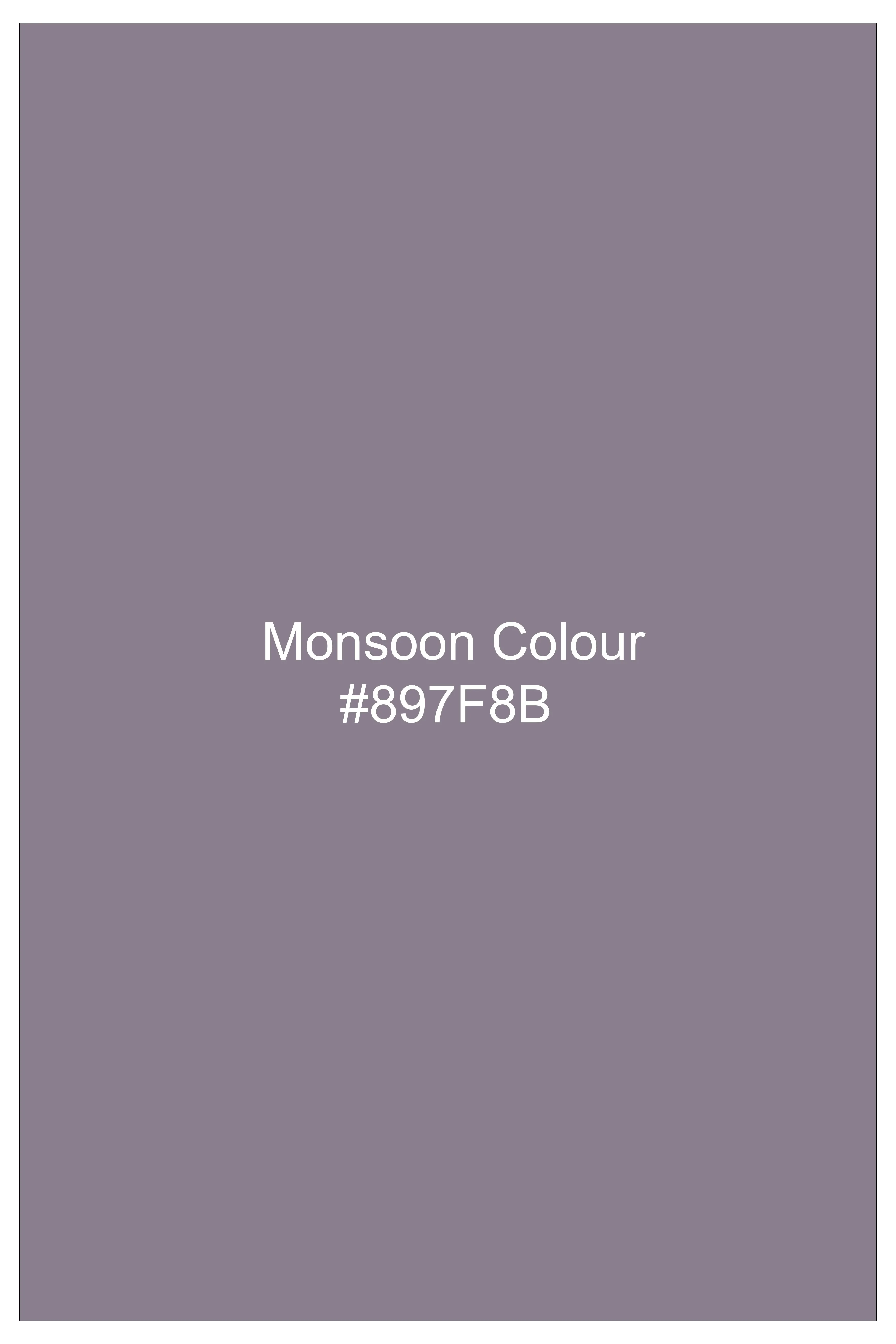 Cinerro-Monsoon Gray Luxurious Linen Single Breasted Sports Suit - Image 16