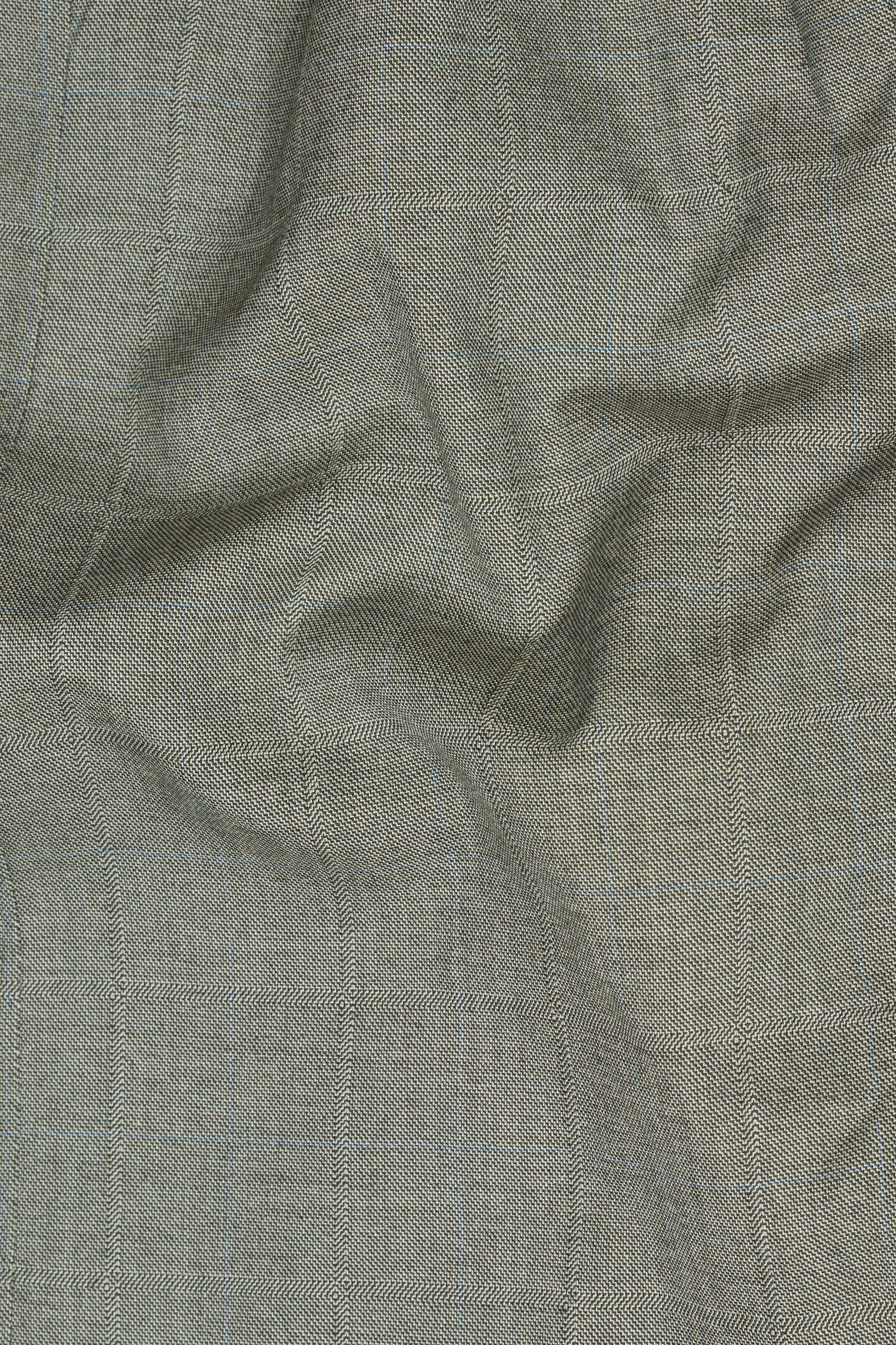 Davys Gray Wool Rich Stretchable Traveler Nehru Jacket - Image 3