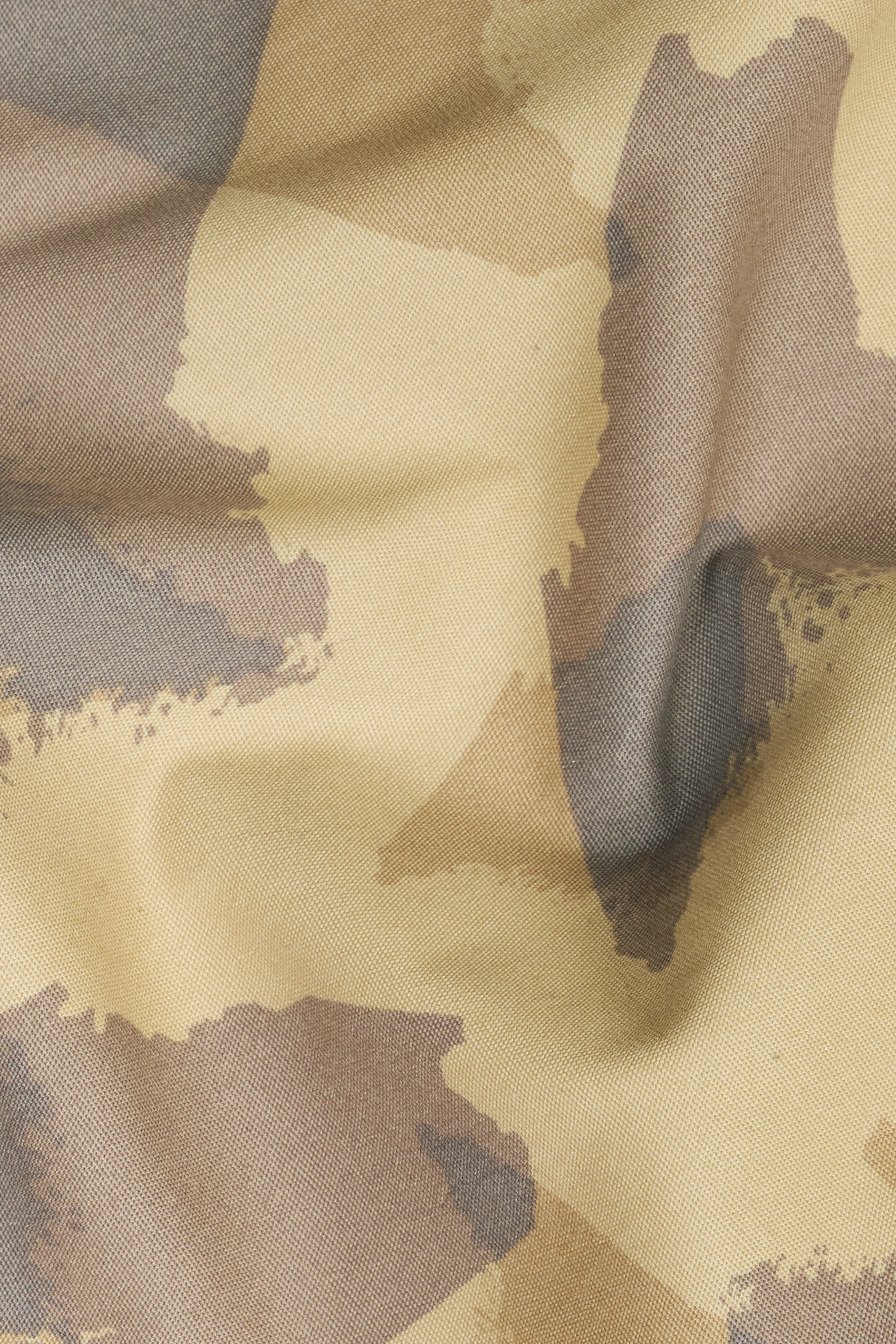 Desert Sand Beige and Sandrift Brown Premium Cotton Designer Blazer - Image 3