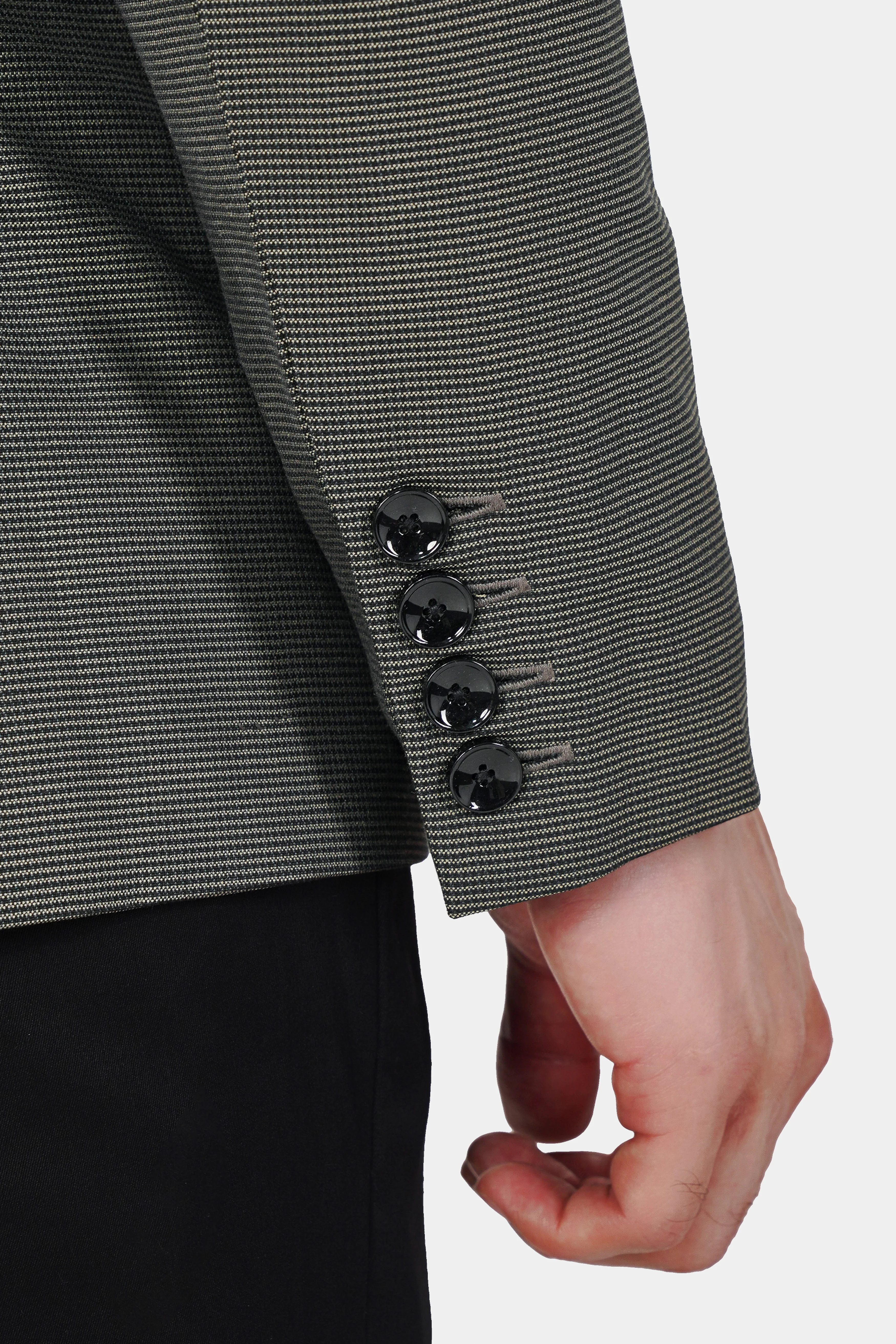 Dune Gray Woolrich Single Breasted Sports Blazer - Image 4