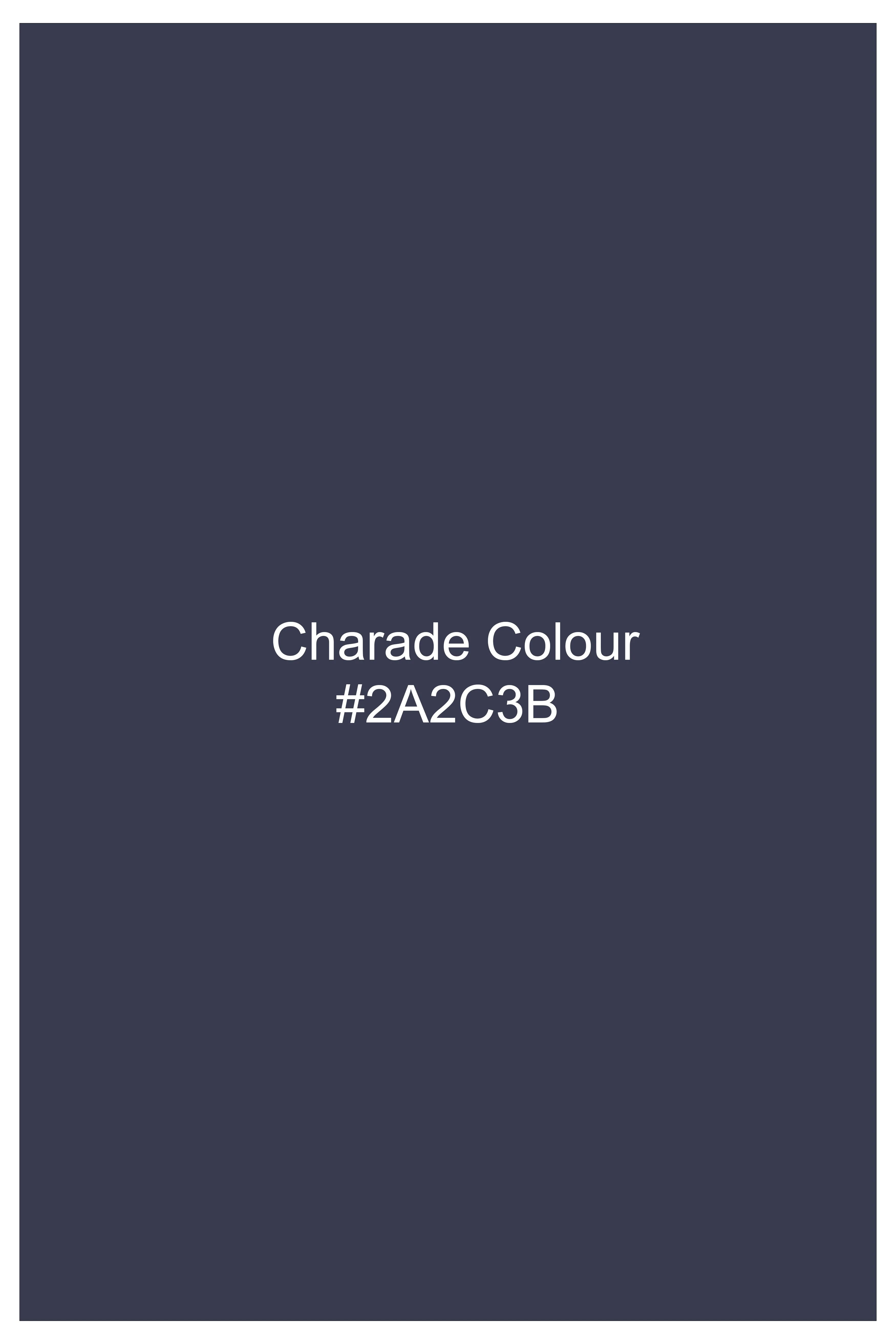 Florique-Charade Denim Blue Floral Printed Super Soft Premium Cotton Casual Shirt - Image 7