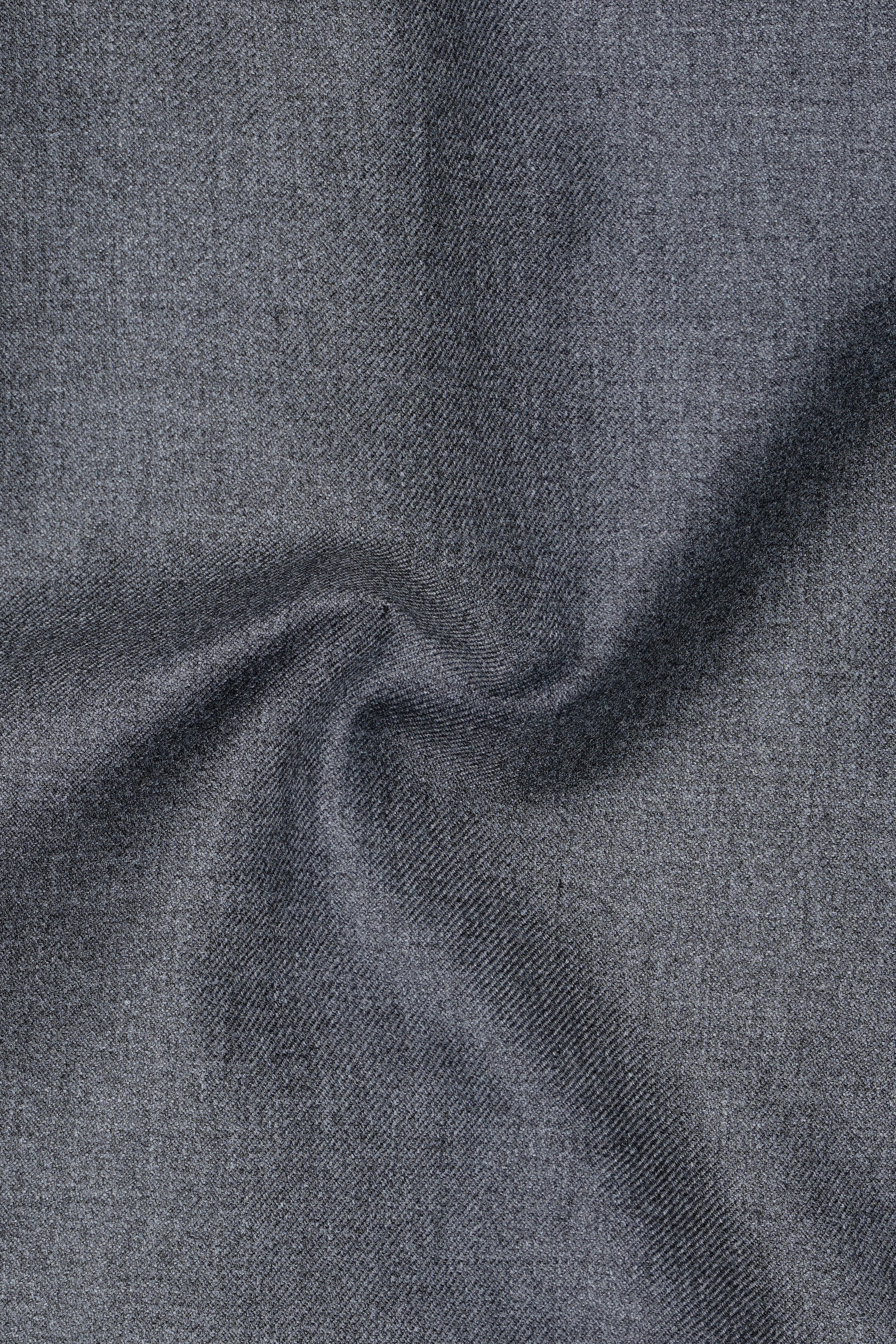 Fuscous Gray Wool Rich Waistcoat - Image 3