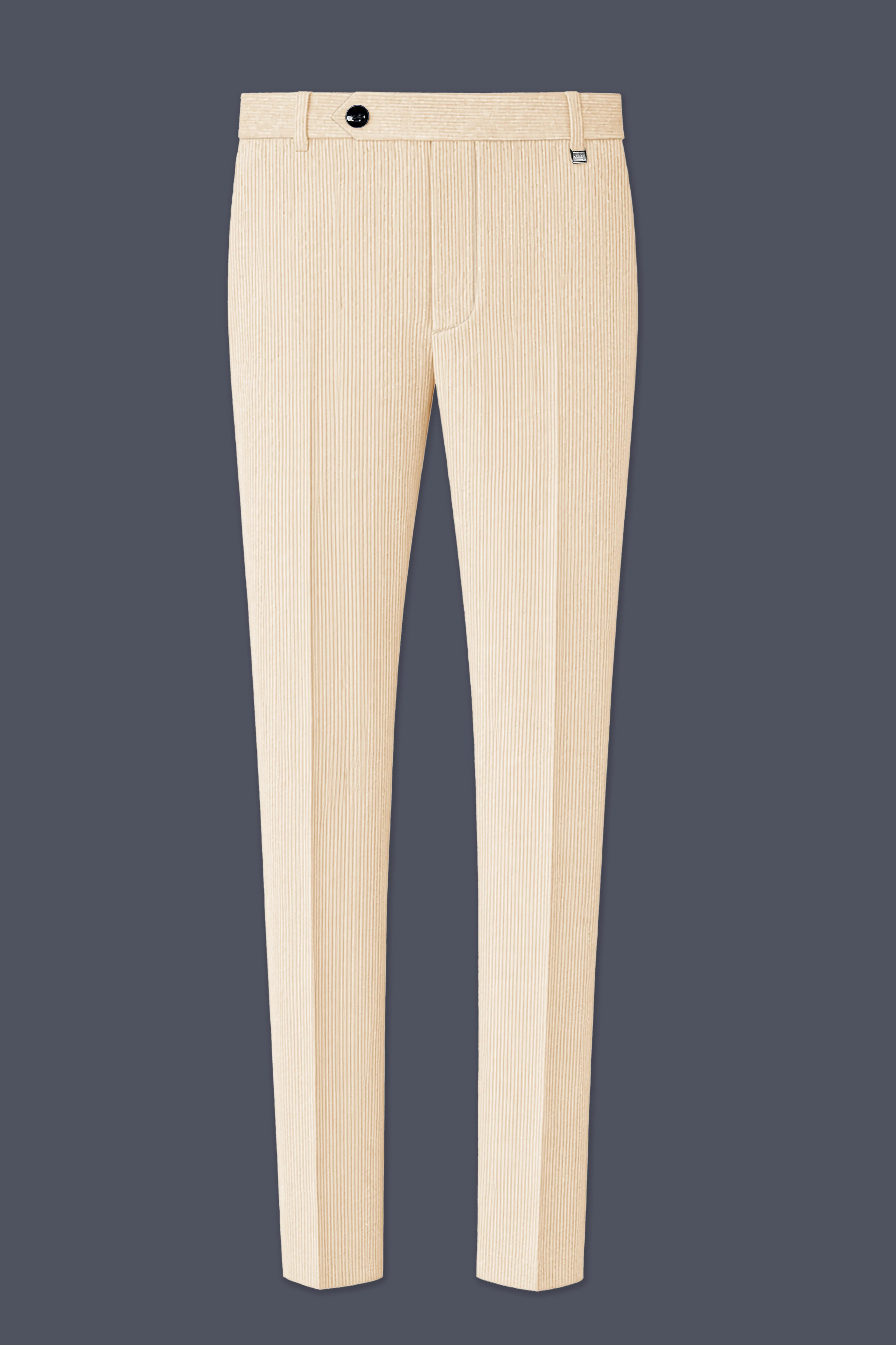 Hispanoro-Spanish Cream Corduroy Single Breasted Sports Suit - Image 13