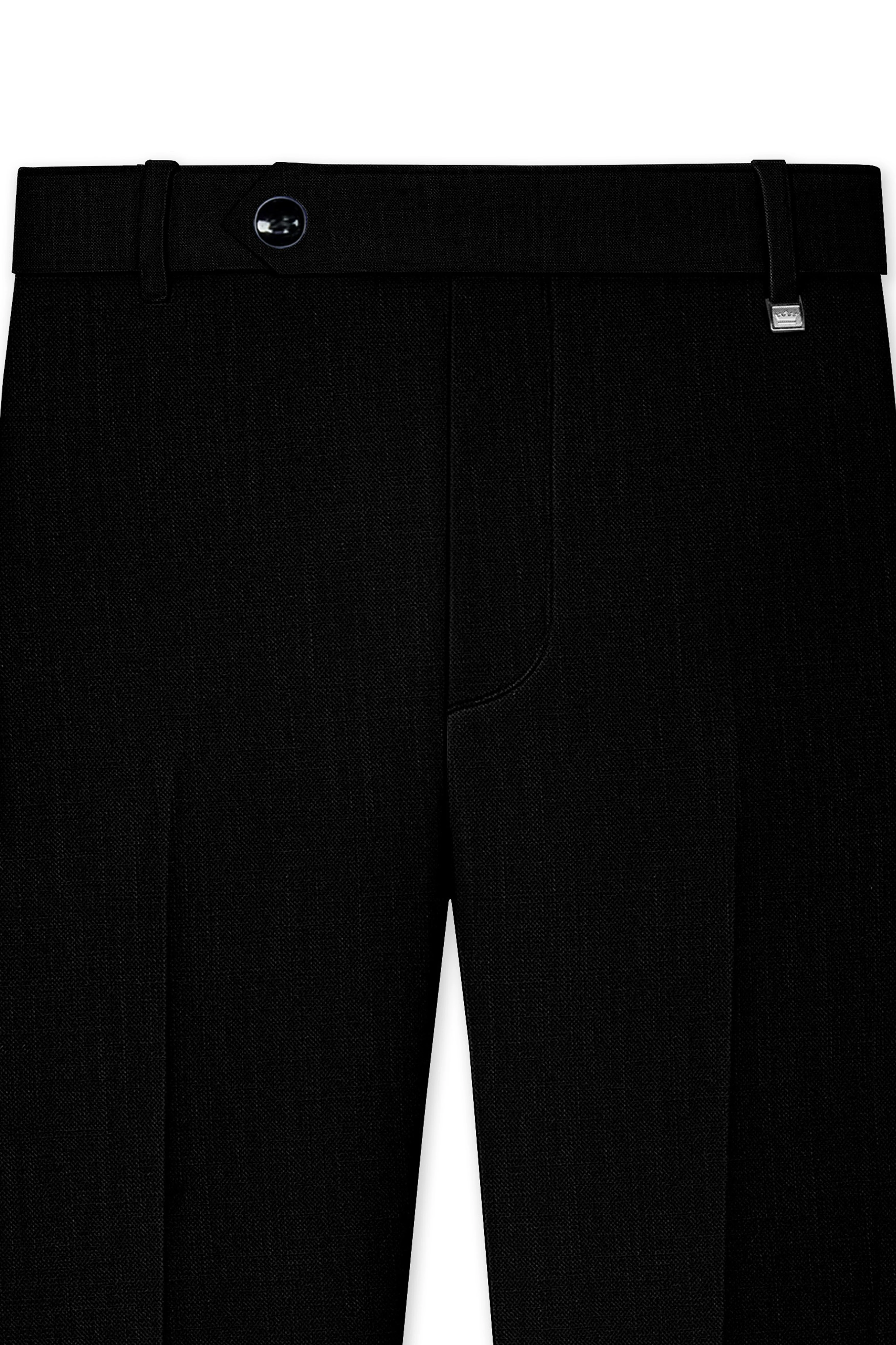 Jade Black Luxurious Linen Pant - Image 5