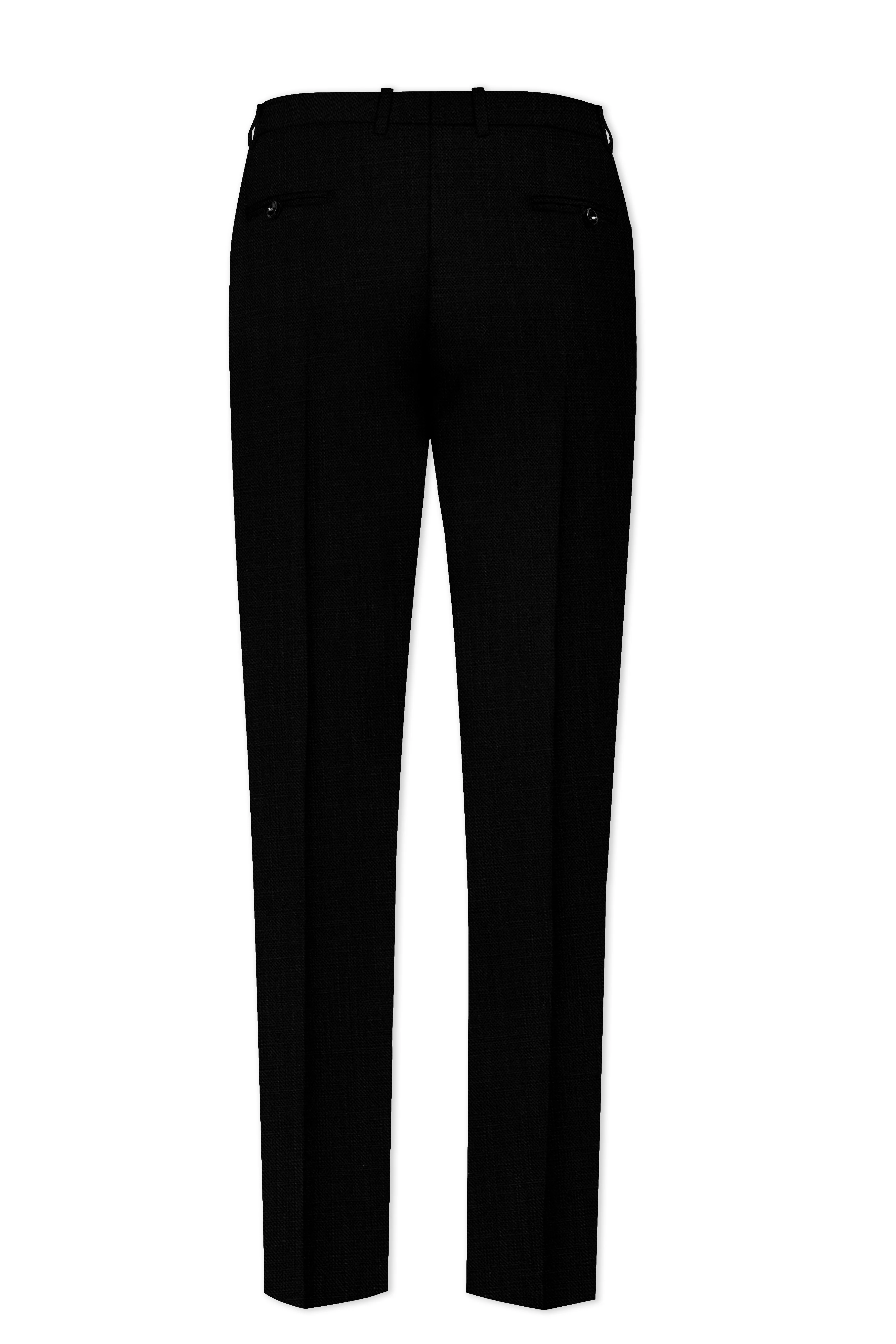 Jade Black Luxurious Linen Pant - Image 6