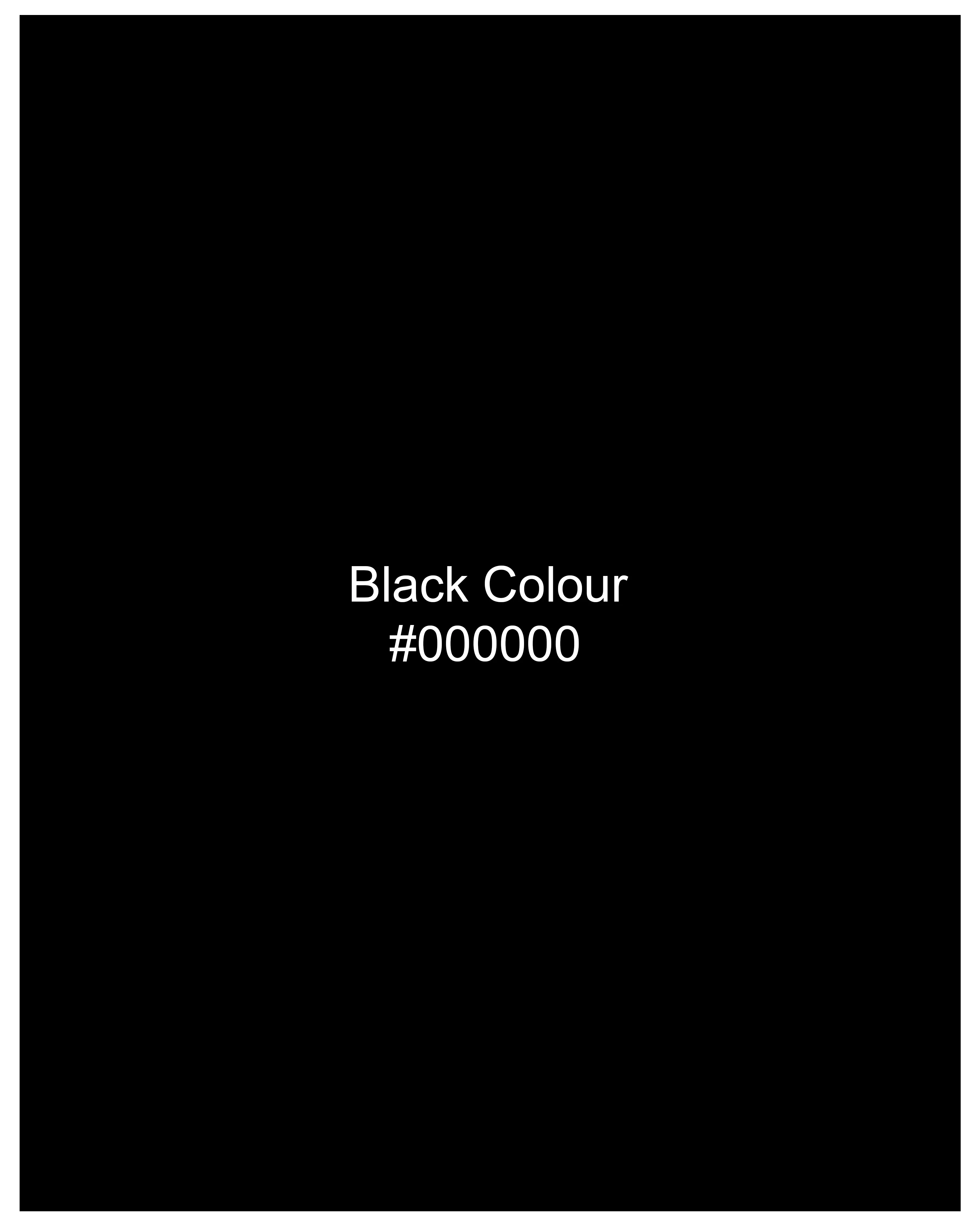 Jade Black Solid Premium Cotton Bandhgala Stretchable Traveler Blazer - Image 7