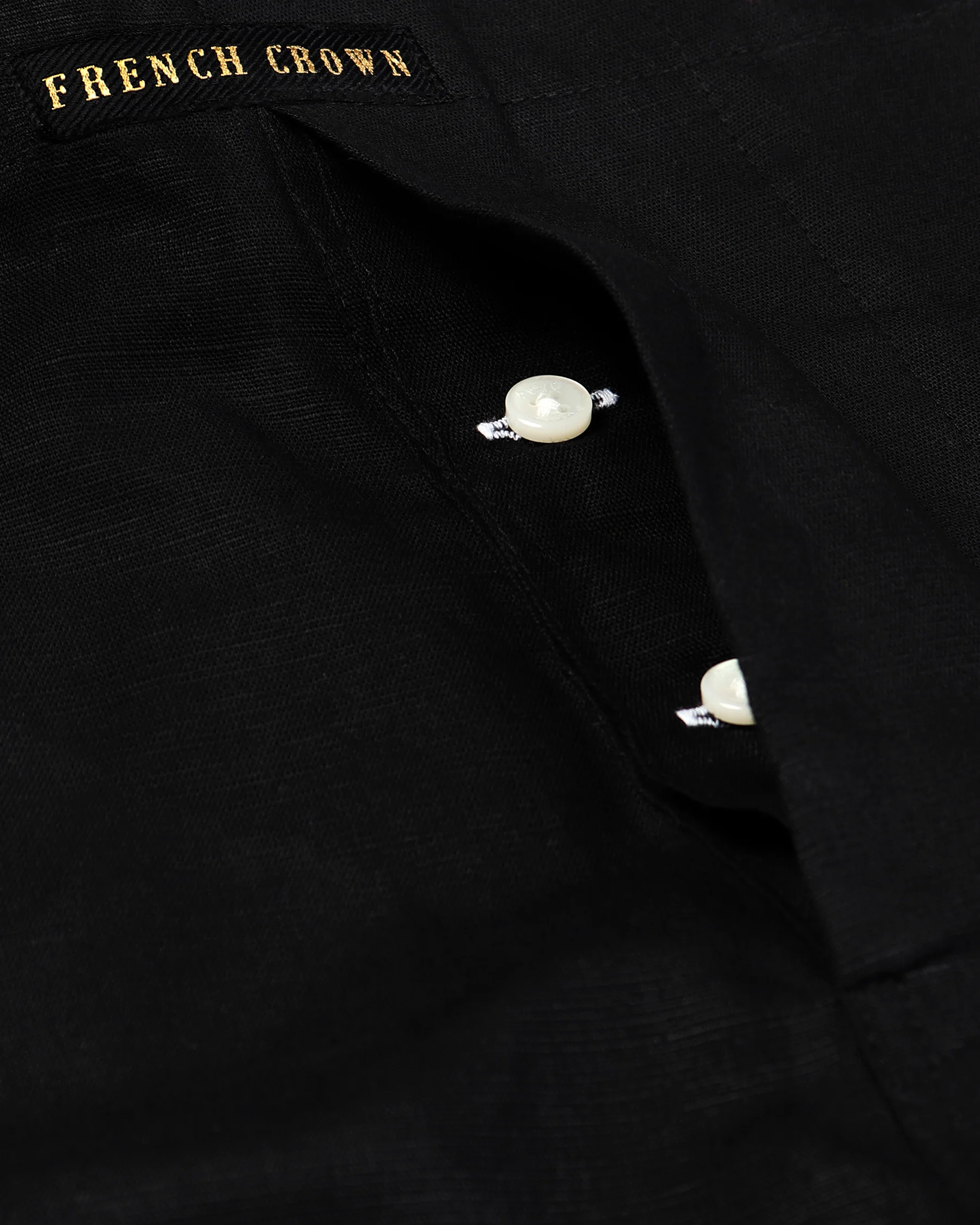 Jade Black Luxurious Linen Boxer - Image 4