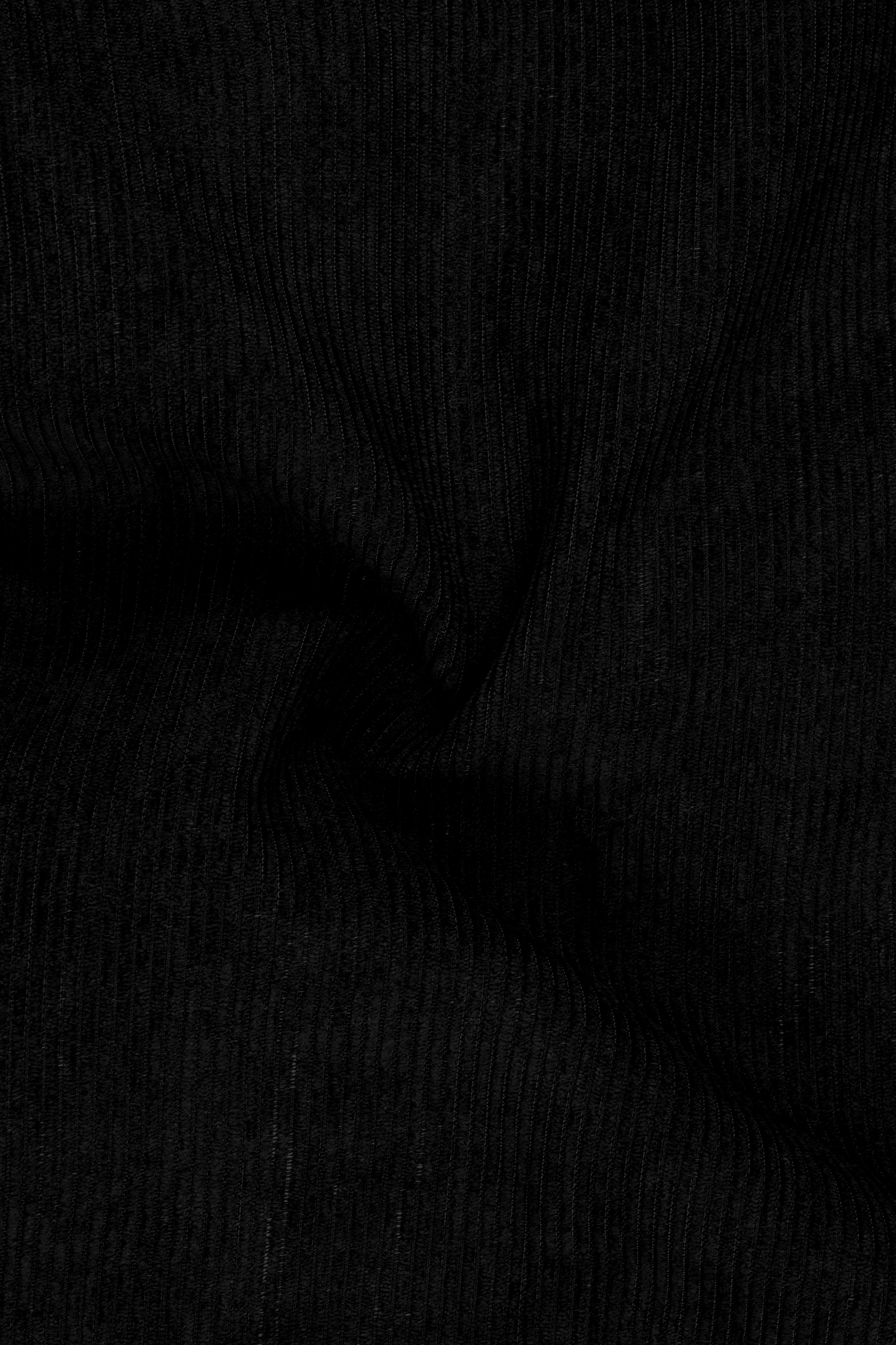 Jadenzo-Jade Black Corduroy Single Breasted Sports Blazer - Image 3