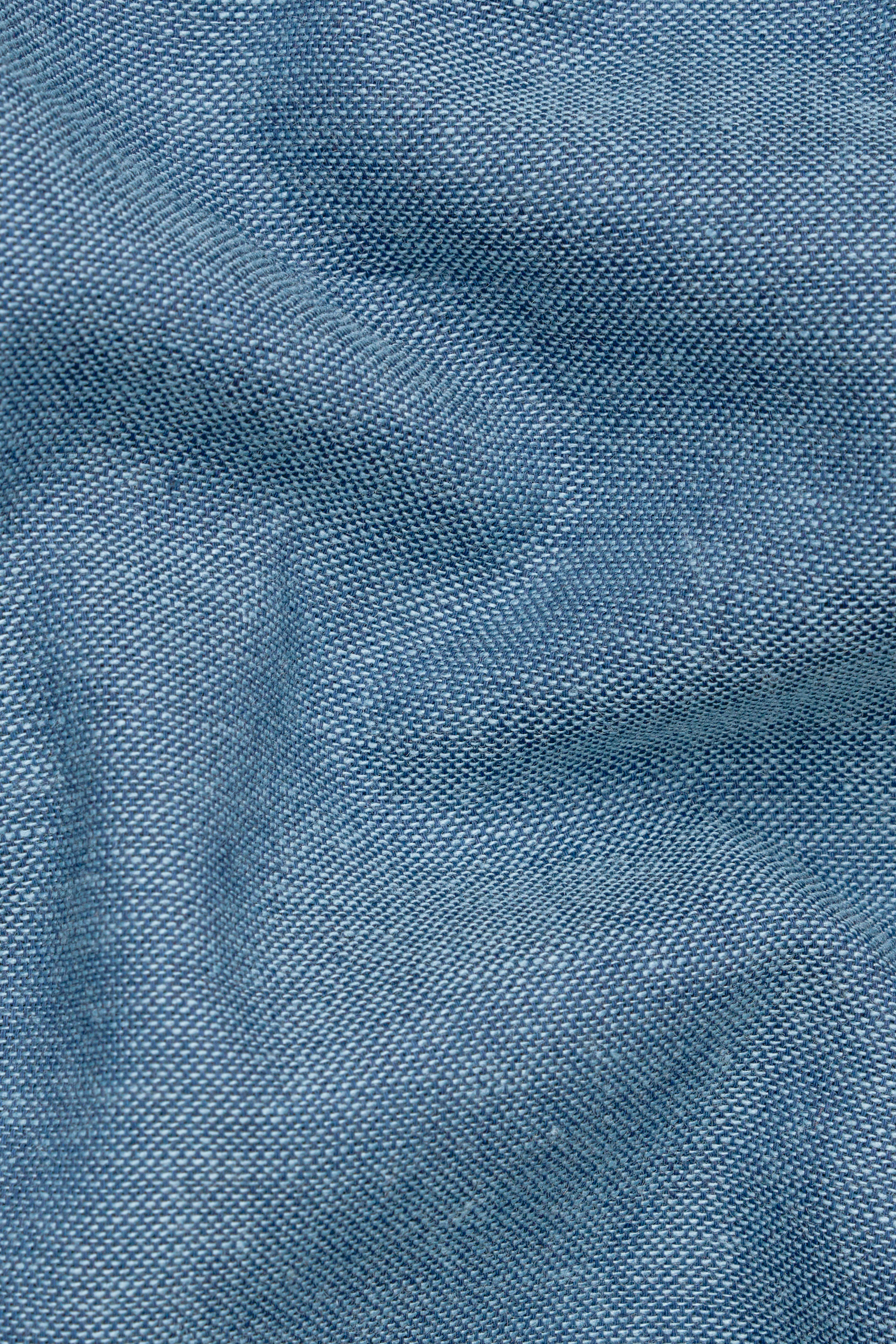Kashmir Blue Luxurious Linen Shirt - Image 3