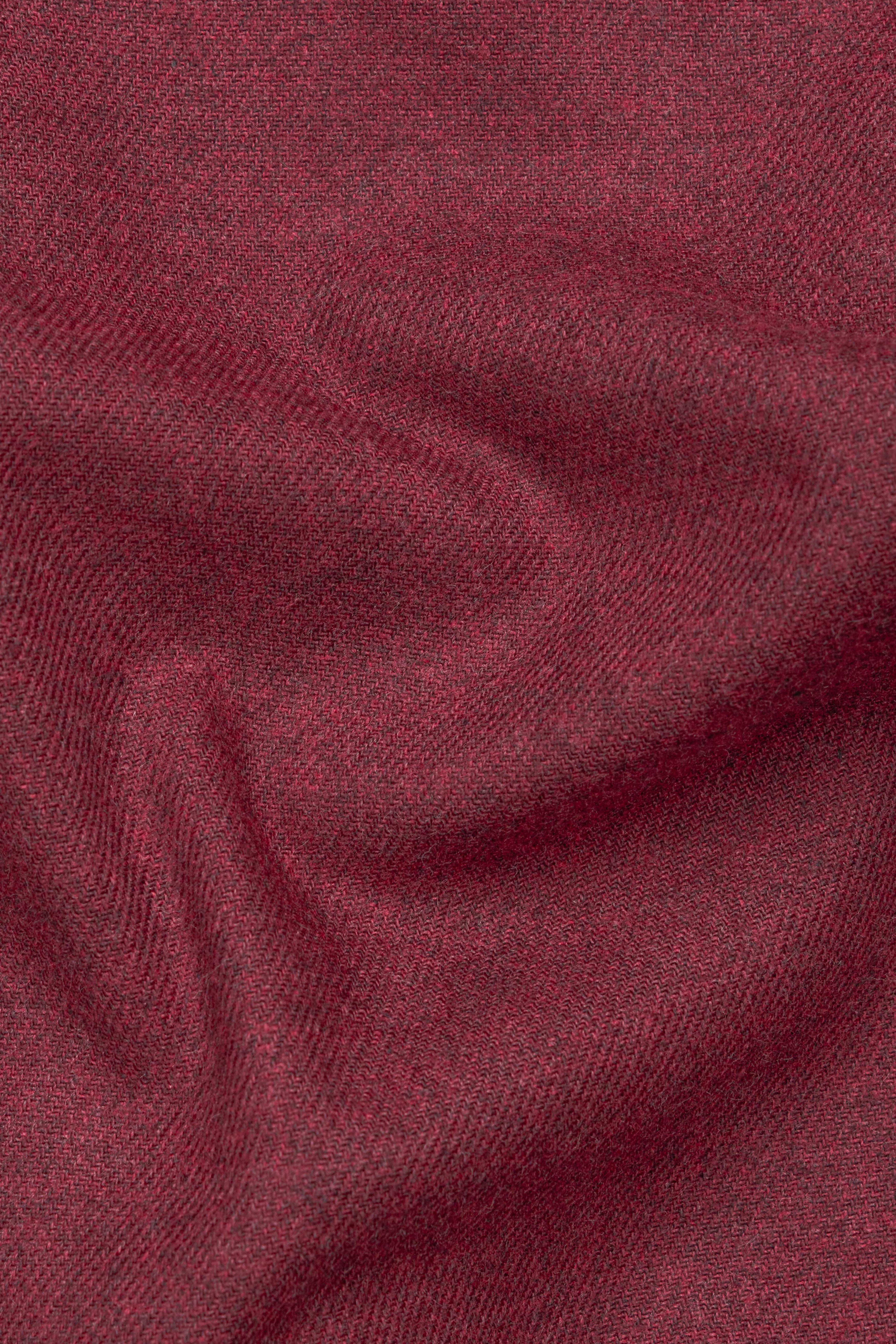 Metallic Copper Red Flannel Shirt - Image 3