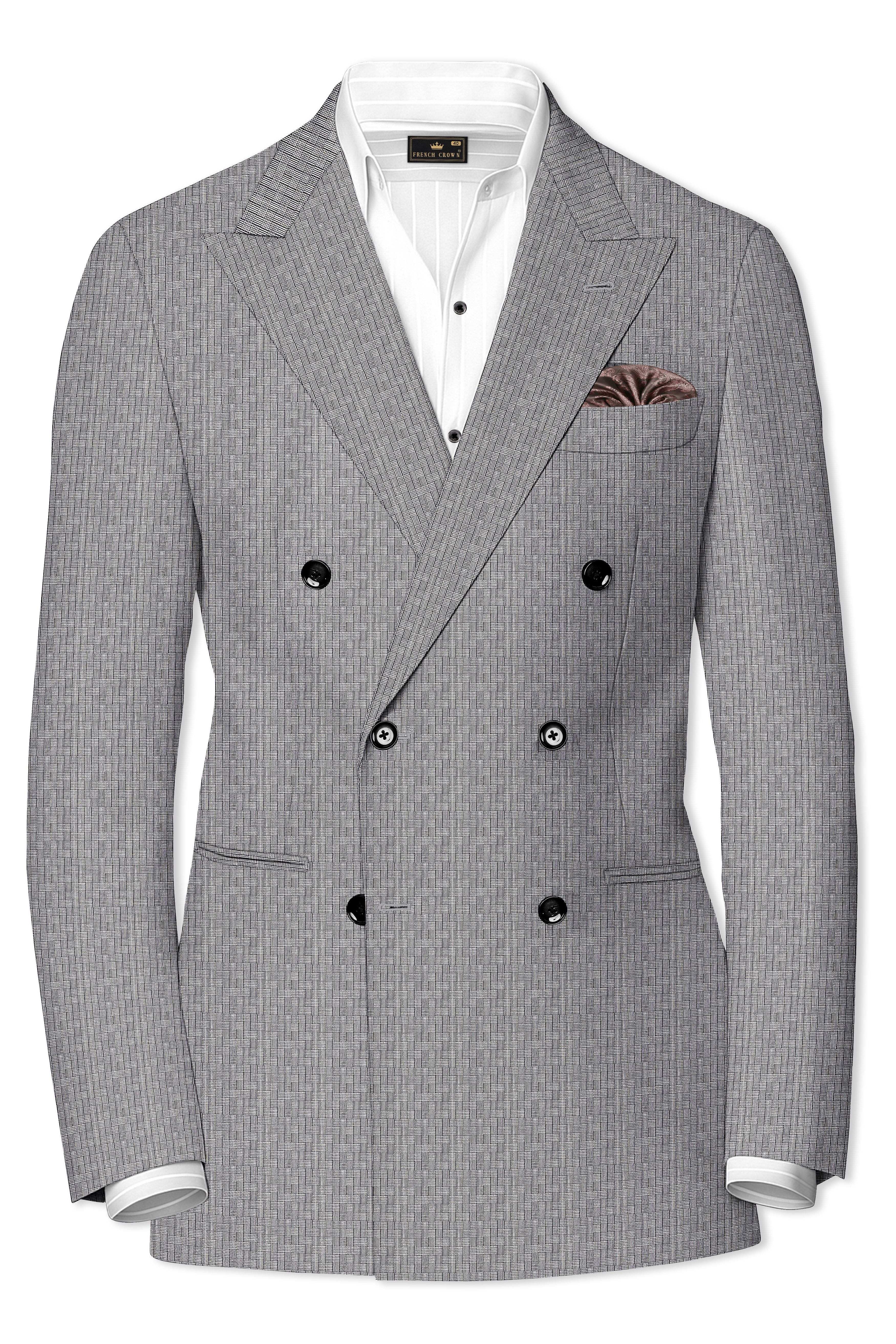 Mobster Gray Double Breasted Suit - Image 10