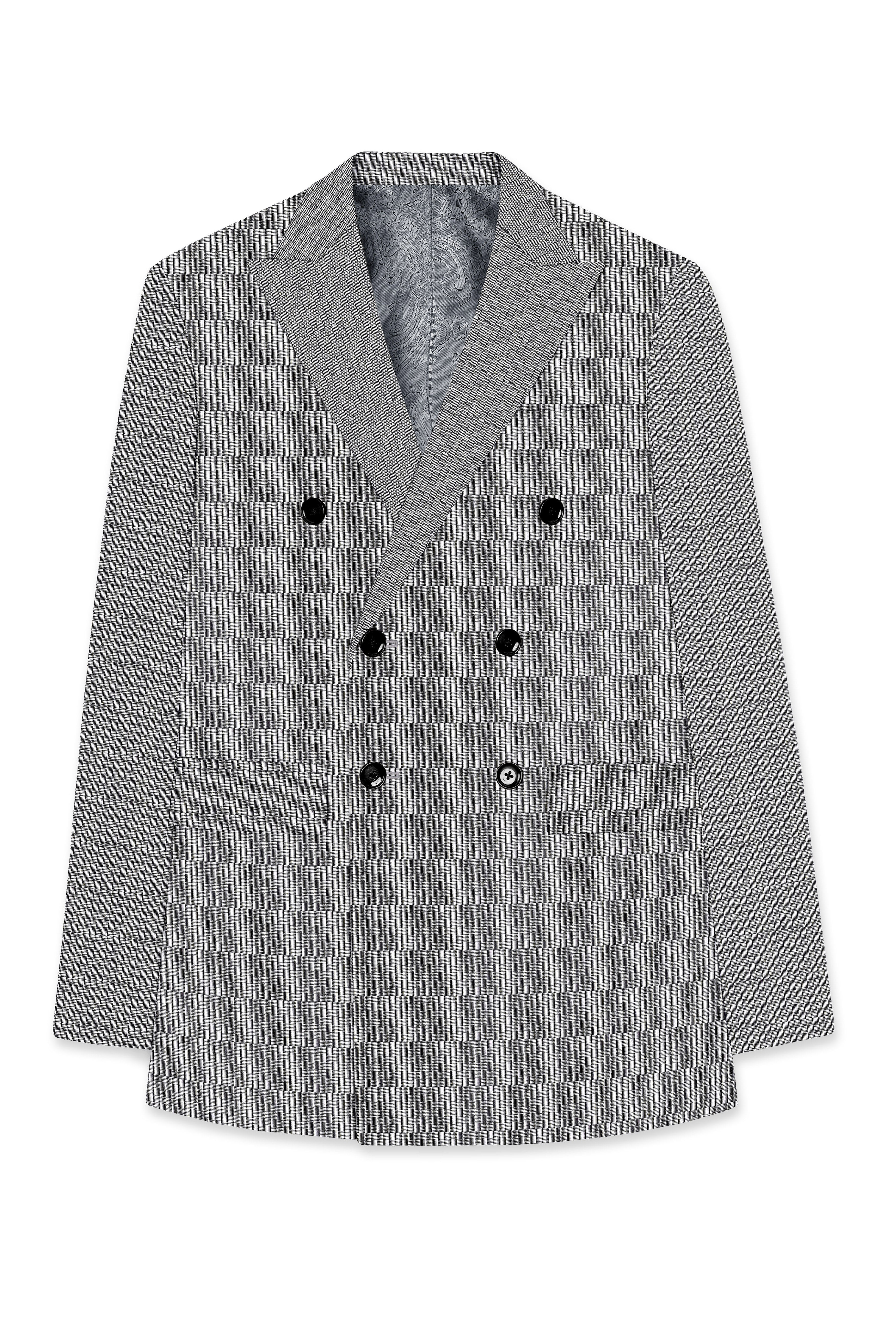 Mobster Gray Double Breasted Suit - Image 8