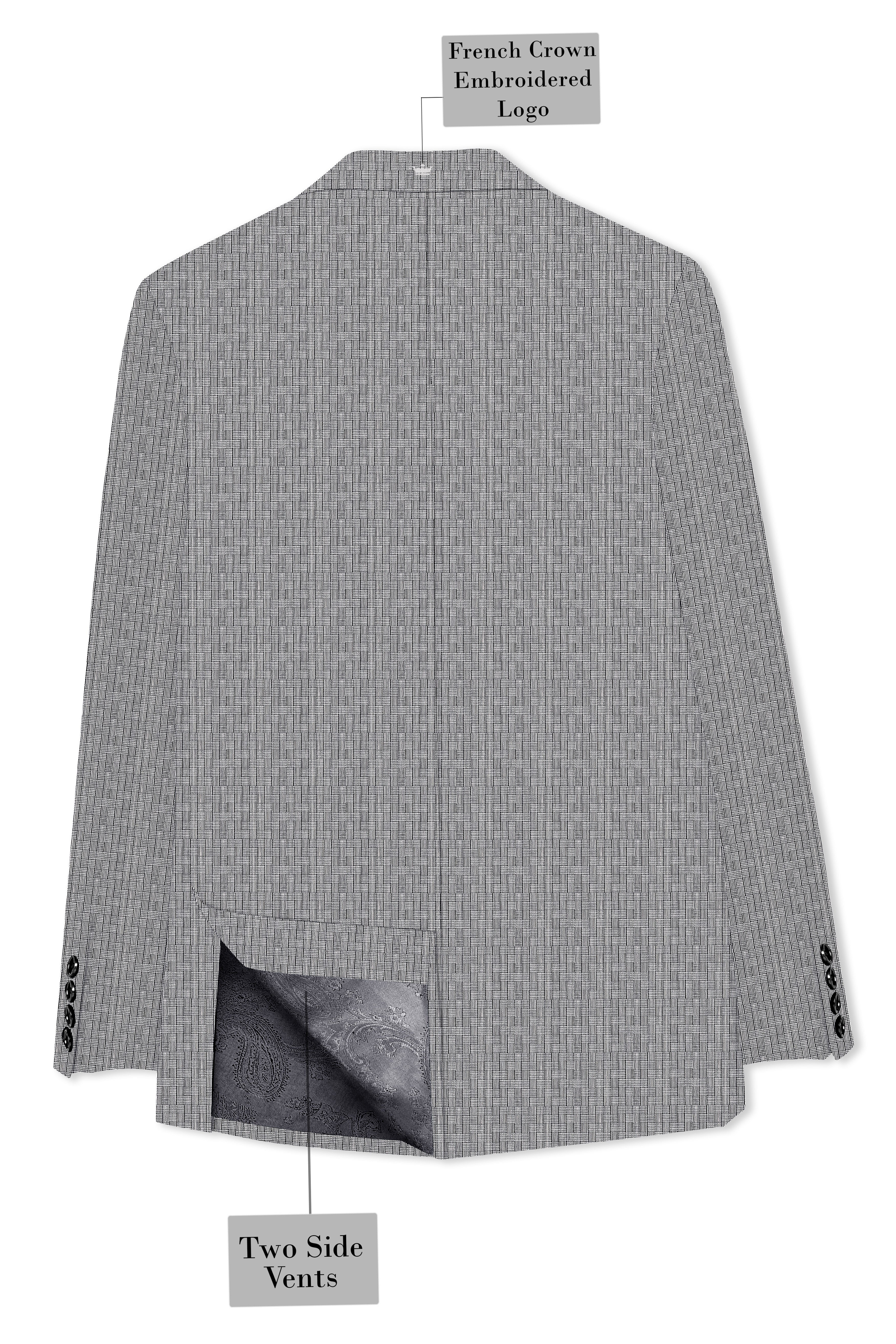 Mobster Gray Double Breasted Suit - Image 9