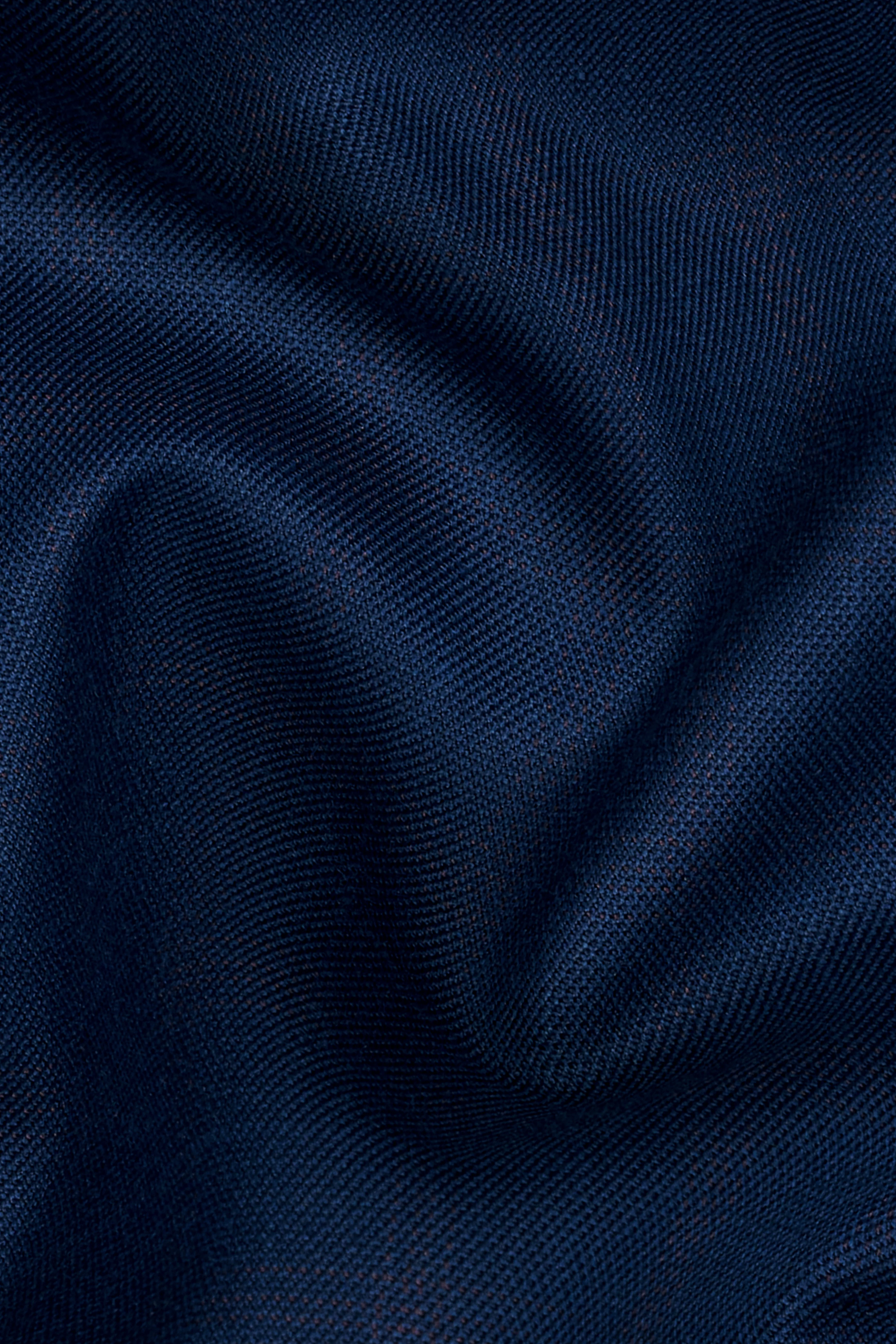 Nile Blue Wool Rich Nehru Jacket - Image 3