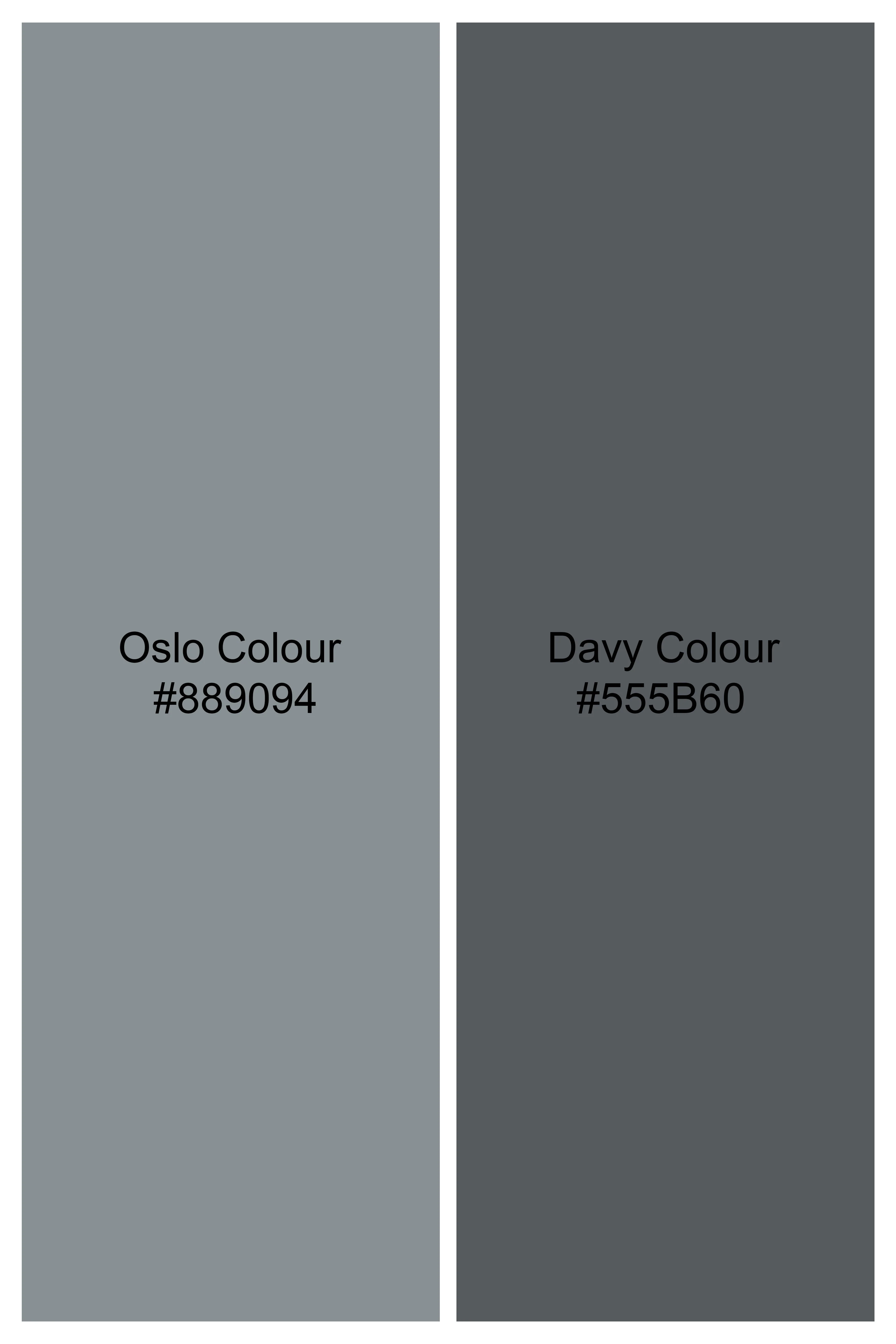 Oslo Gray Checkered Wool Rich Stretchable Traveler Waistcoat - Image 5