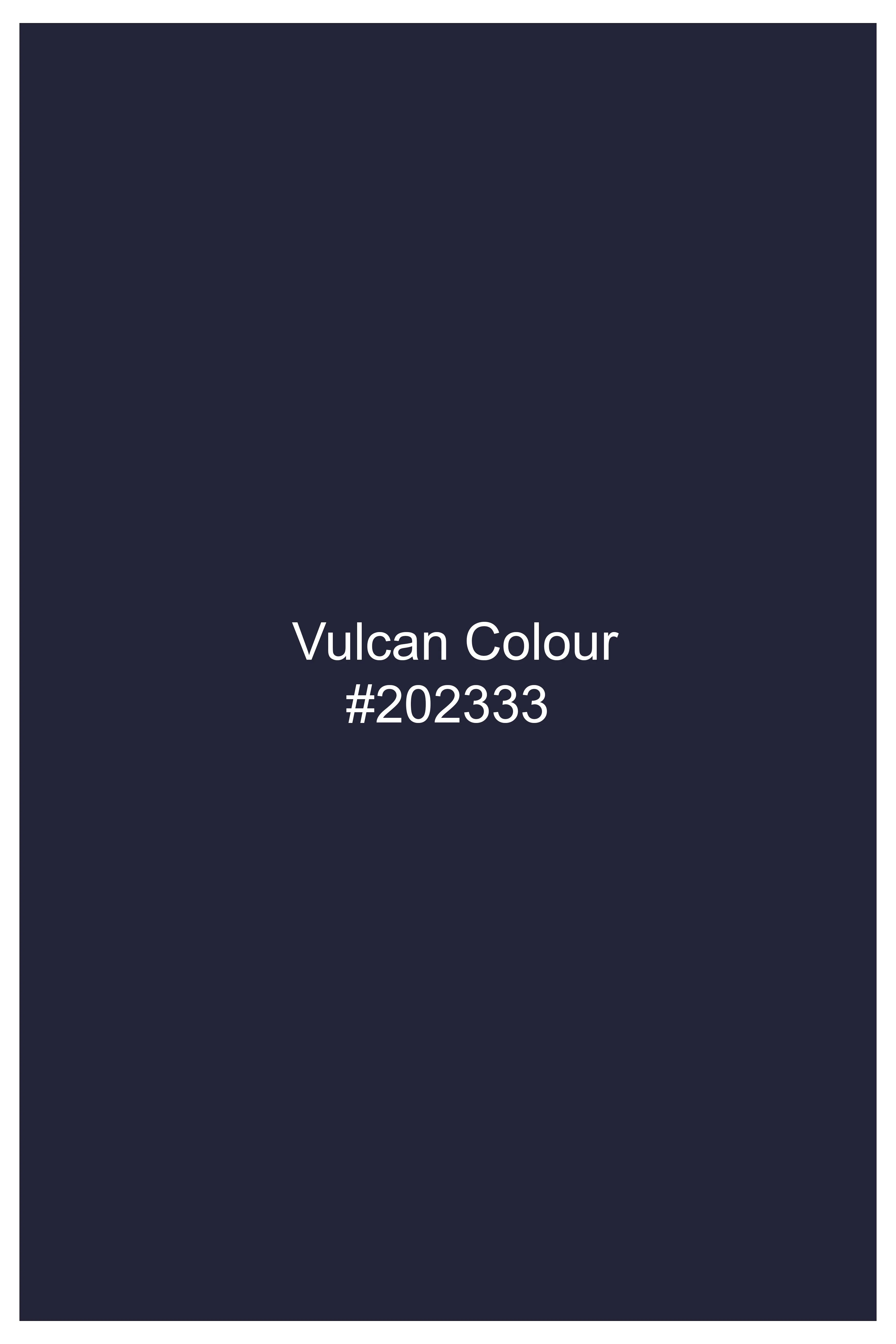 Paiscrest-Vulcan Denim Blue Paisley Printed Super Soft Premium Cotton Casual Shirt - Image 7