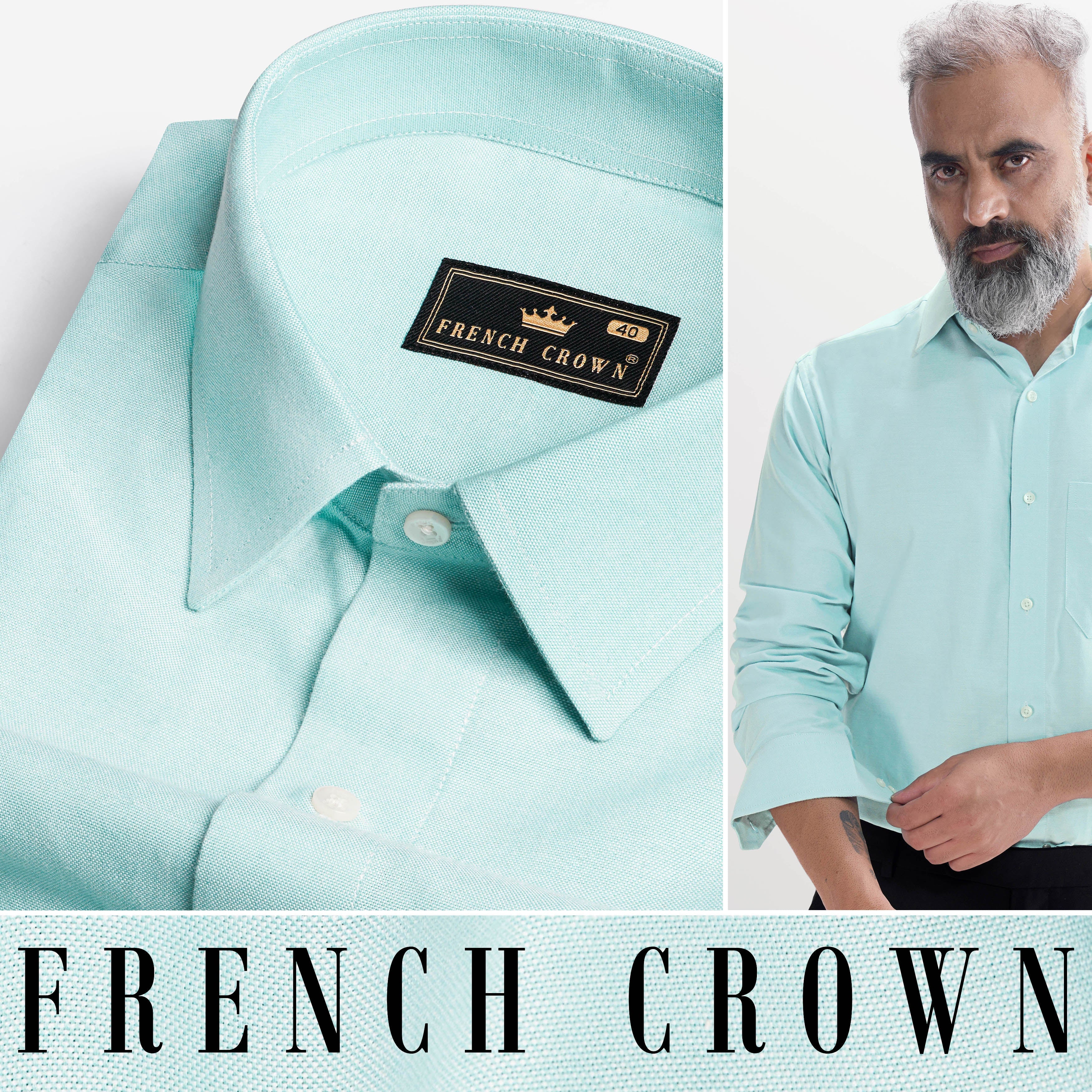 Periglacial Blue Royal Oxford Shirt - Image 5