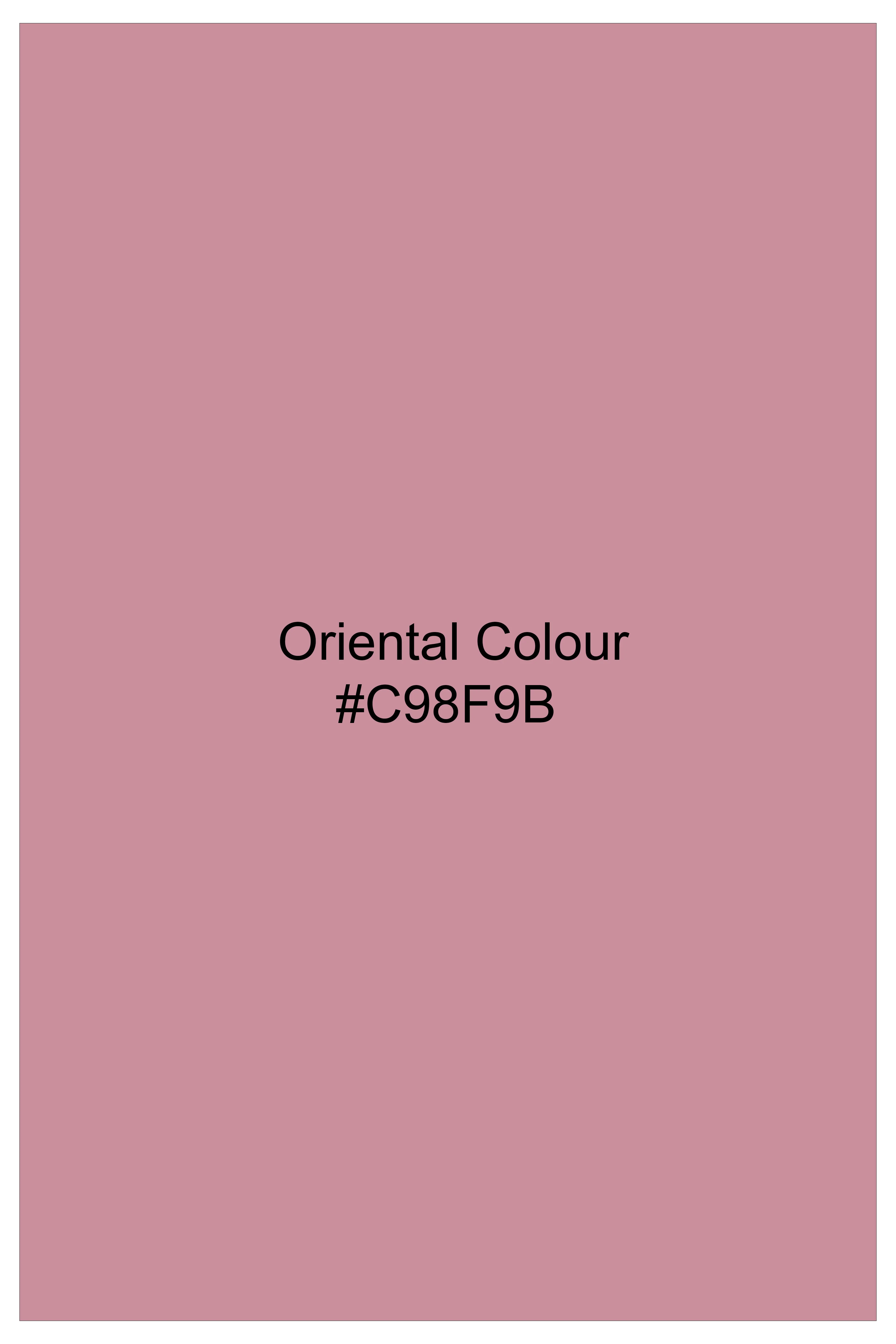 Petalux-Oriental Pink Corduroy Single Breasted Sports Suit - Image 18