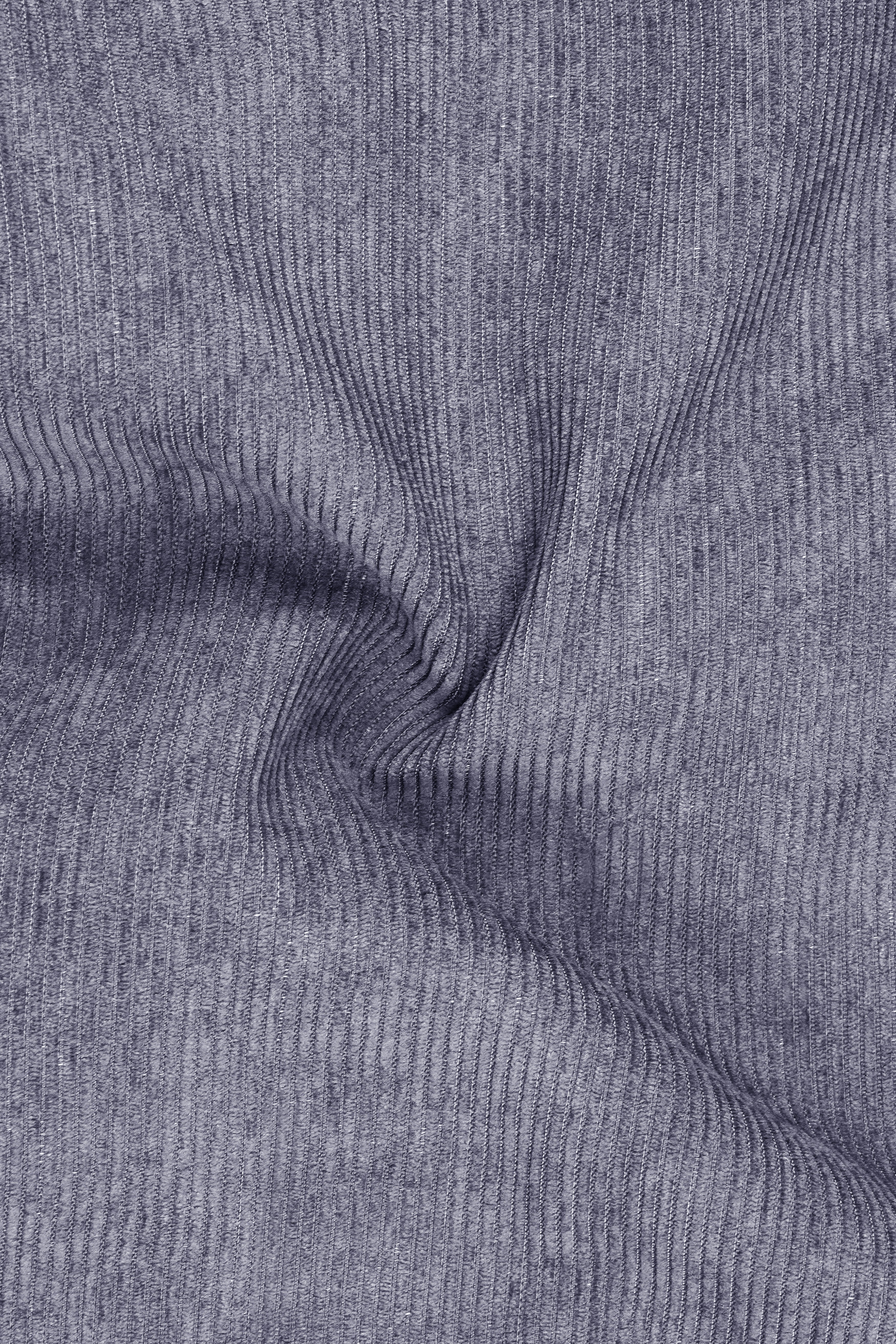 Ribvoro-Topaz Gray Corduroy Single Breasted Sports Suit - Image 3