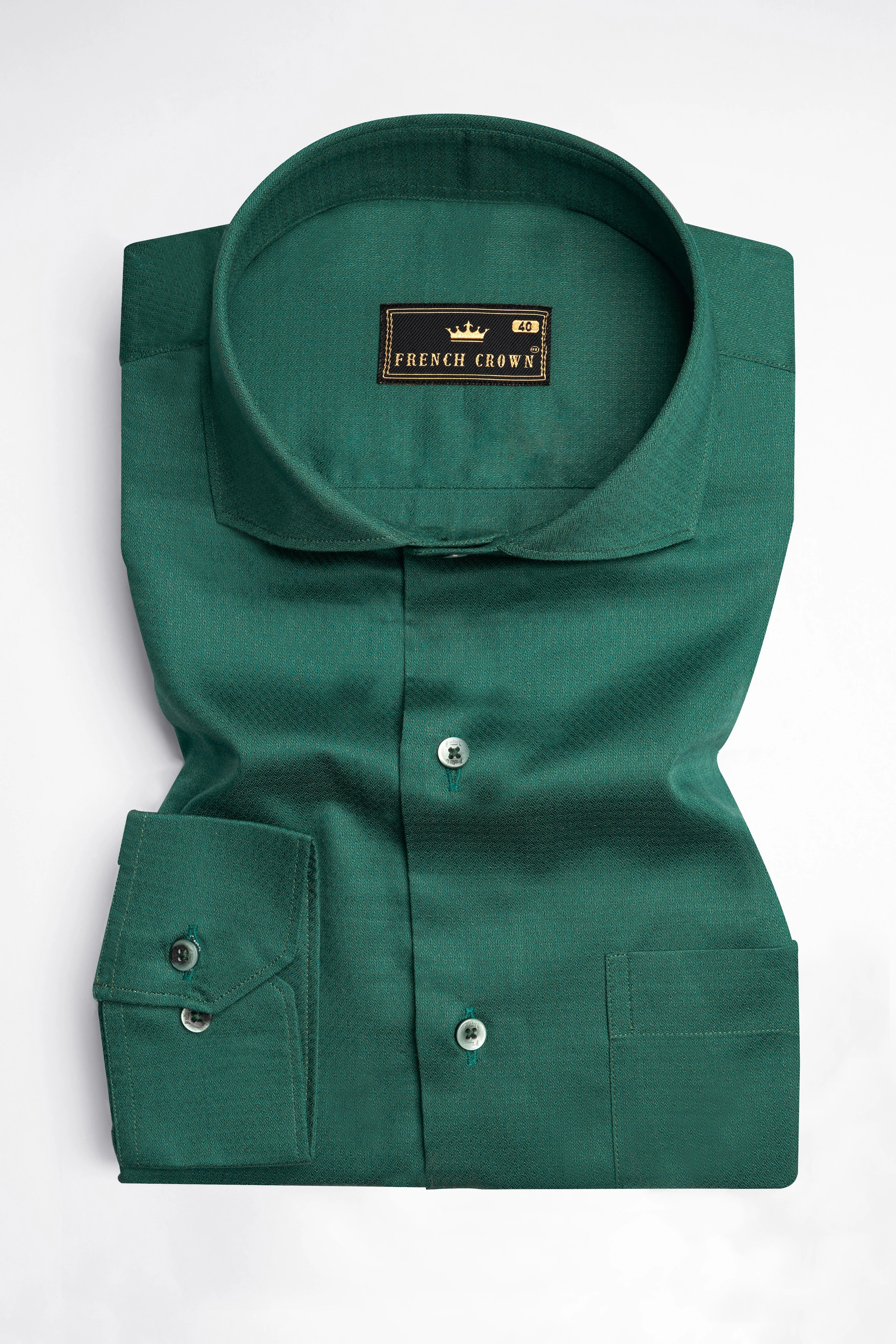 Sacramento Green Royal Oxford Shirt - Image 4