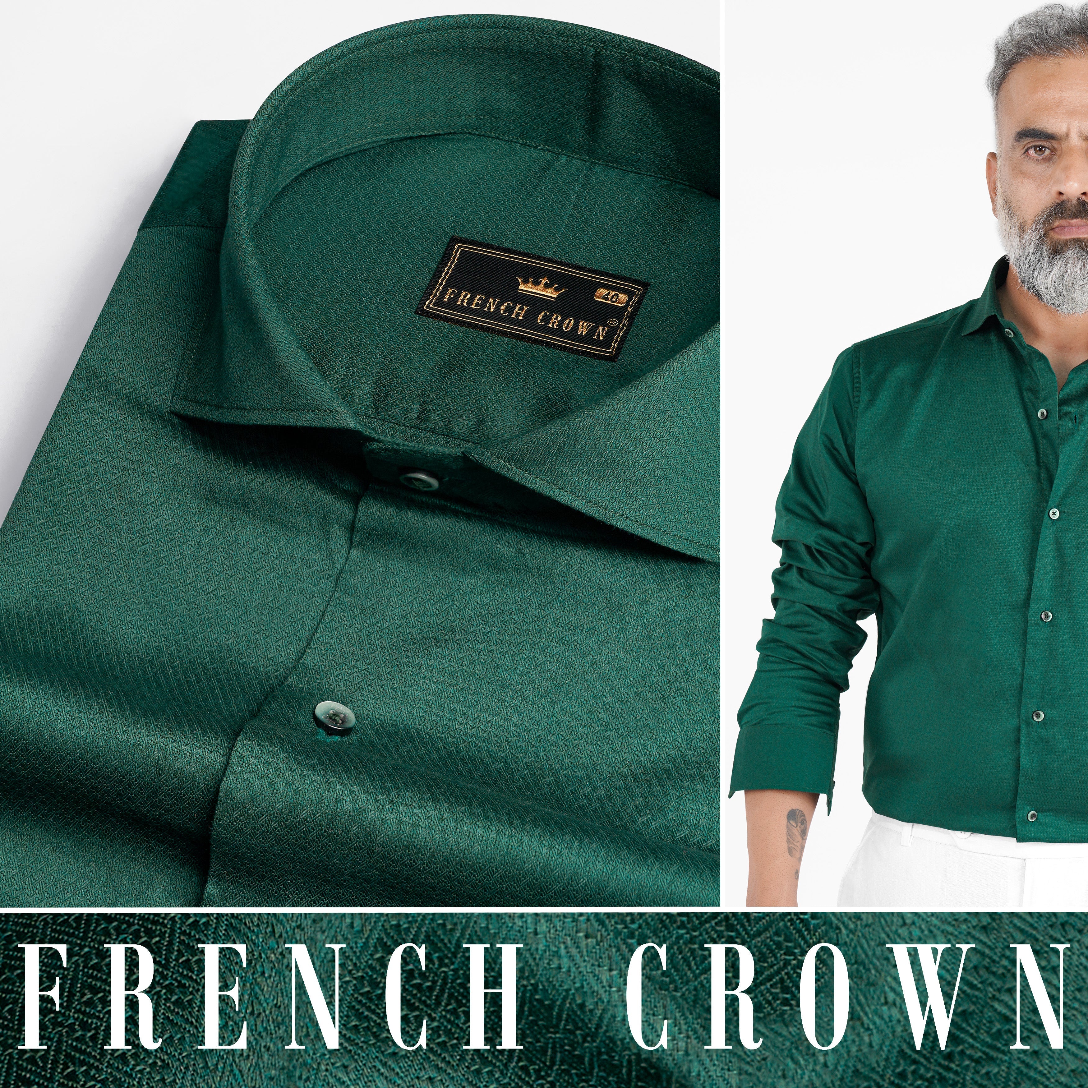 Sacramento Green Royal Oxford Shirt - Image 5