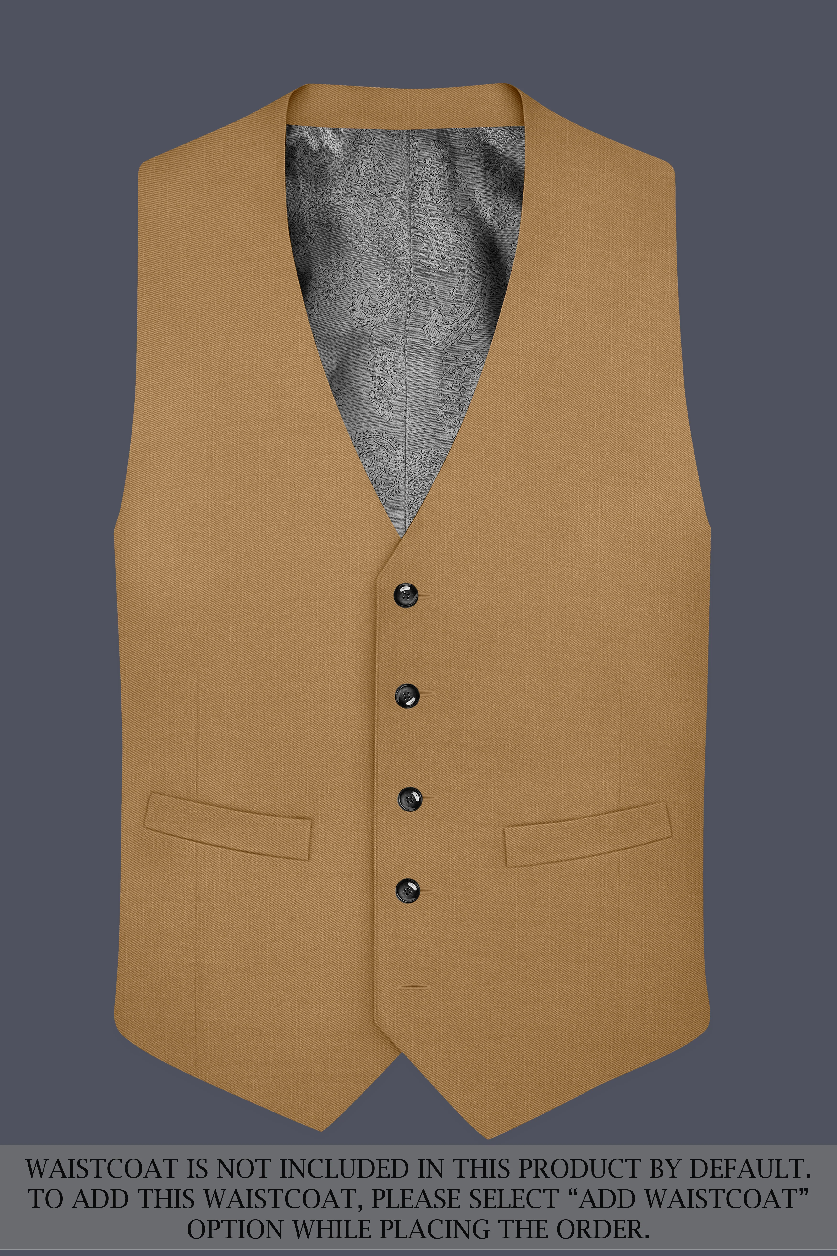 Twine Beige Wool Rich Double Breasted Suit - Image 16