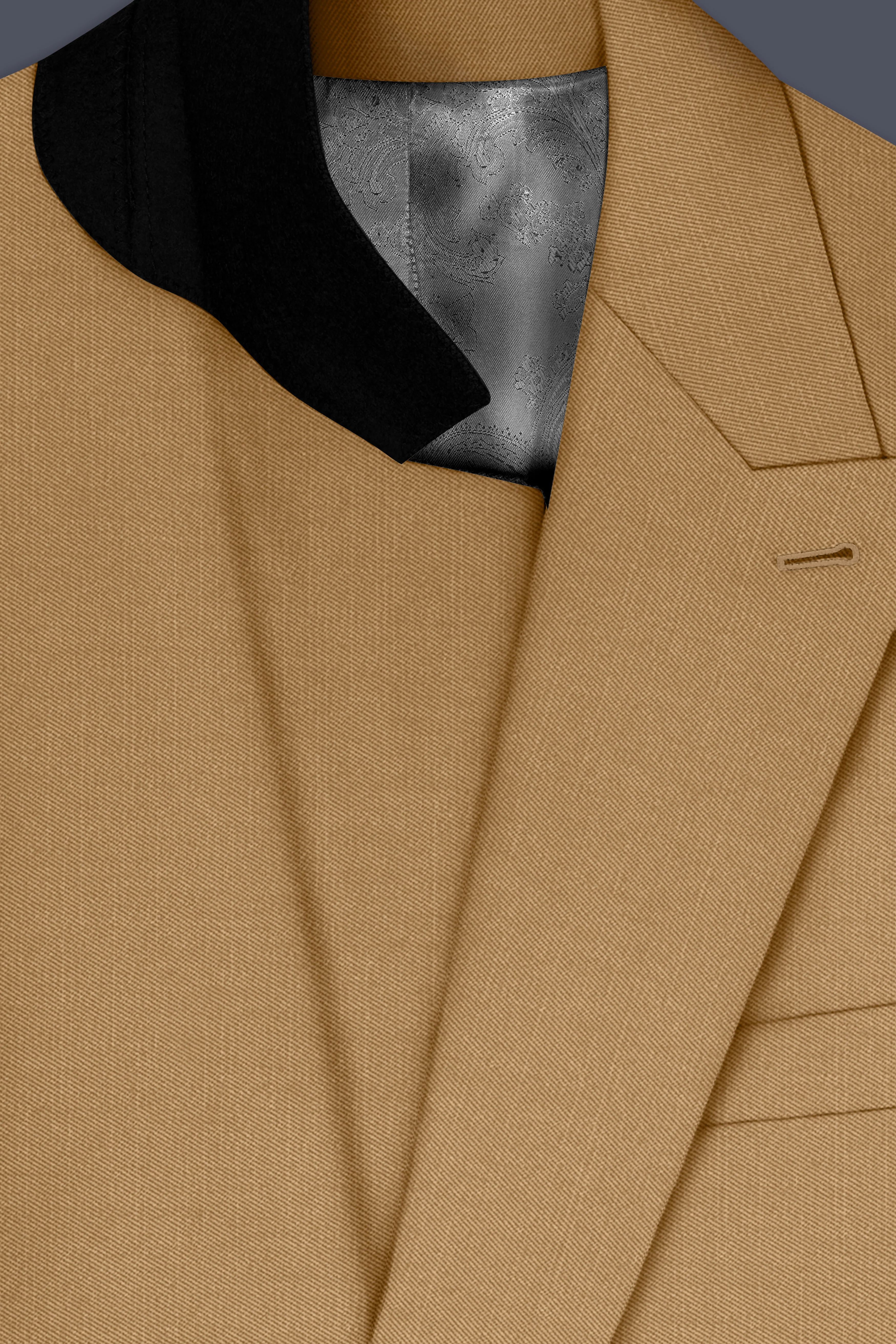 Twine Beige Wool Rich Double Breasted Suit - Image 5