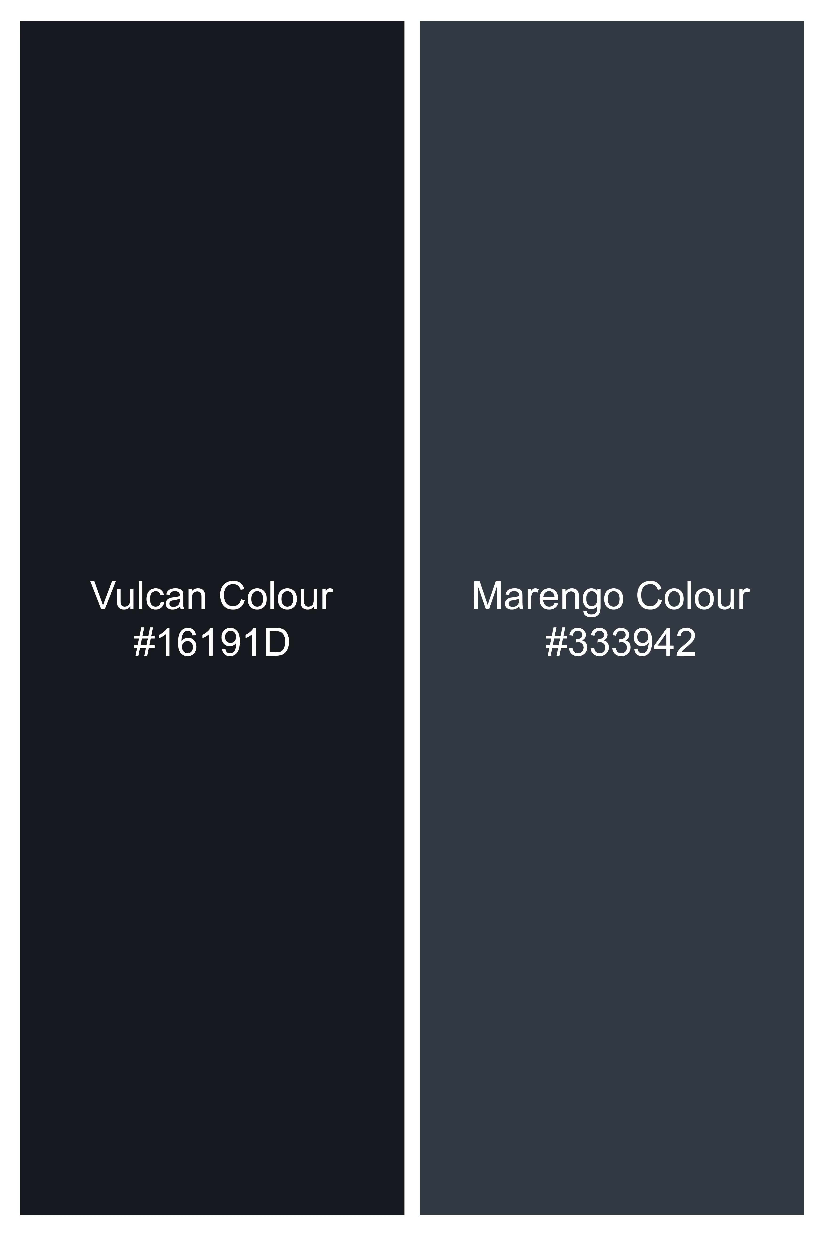 Vulcan Black with Marengo Gray Windowpane Tweed Designer Blazer - Image 9