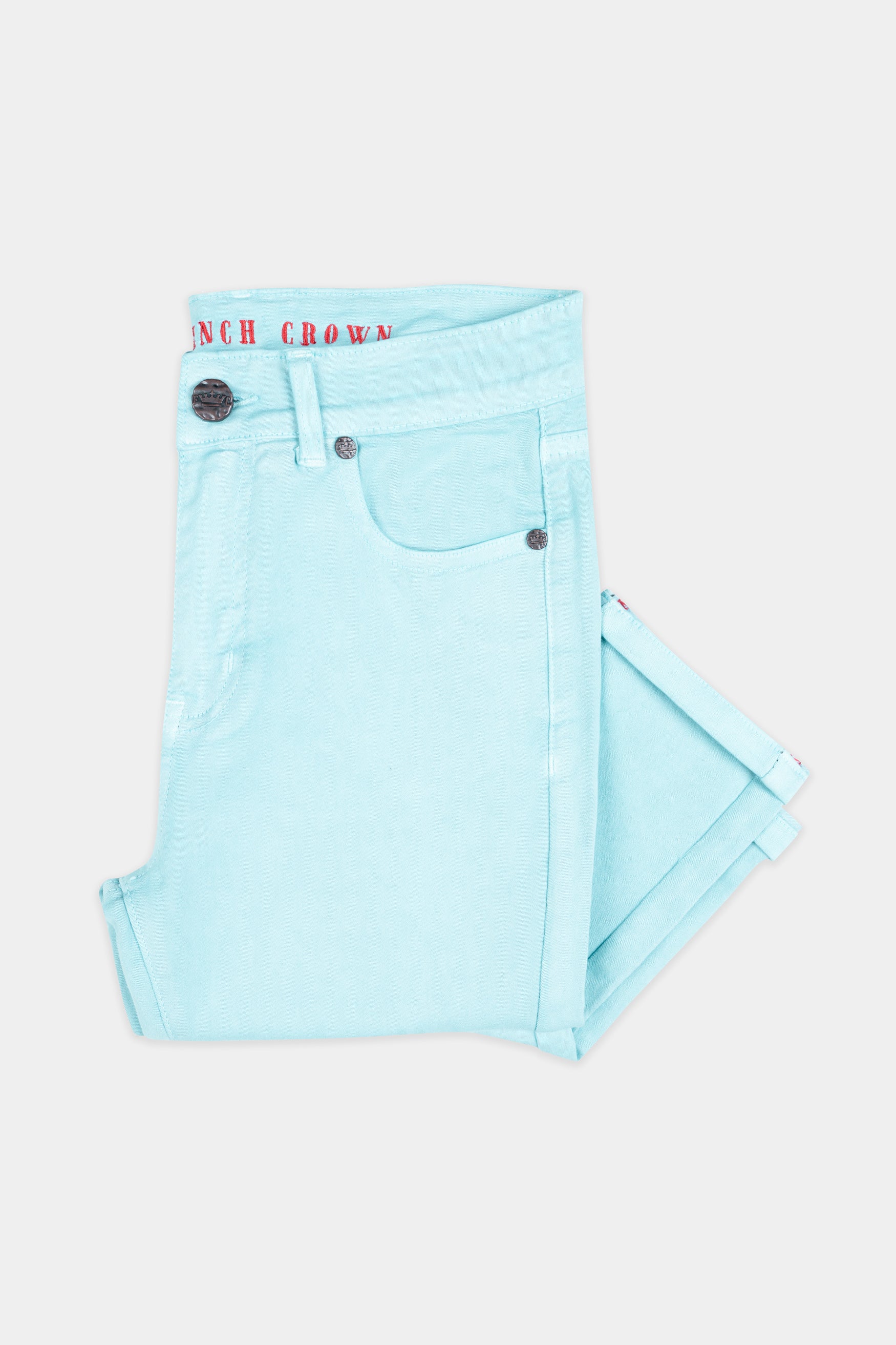 Women’s Skinny Fit Ziggurat Blue Rinse Wash Stretchable Denim - Image 4