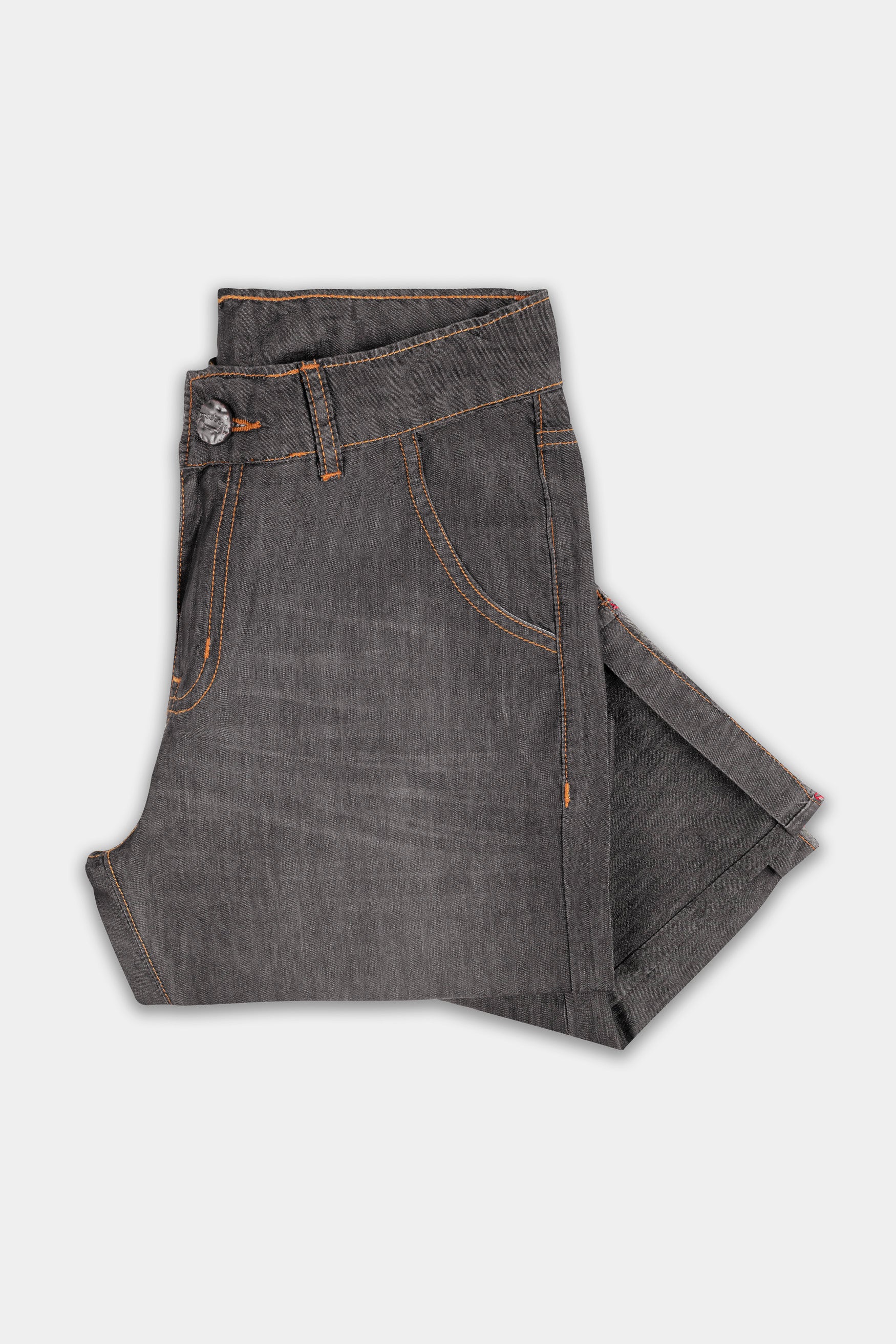 Women's Skinny Fit Wenge Gray Whiskering Wash Ankle Length Light Weight Denim - Image 4